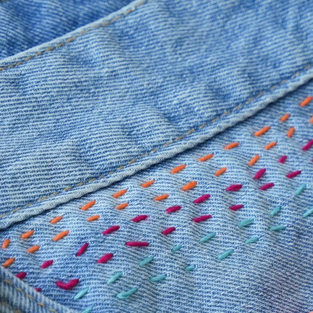 How To Use Decorative Darning to Mend Clothes - Seasalt Stories