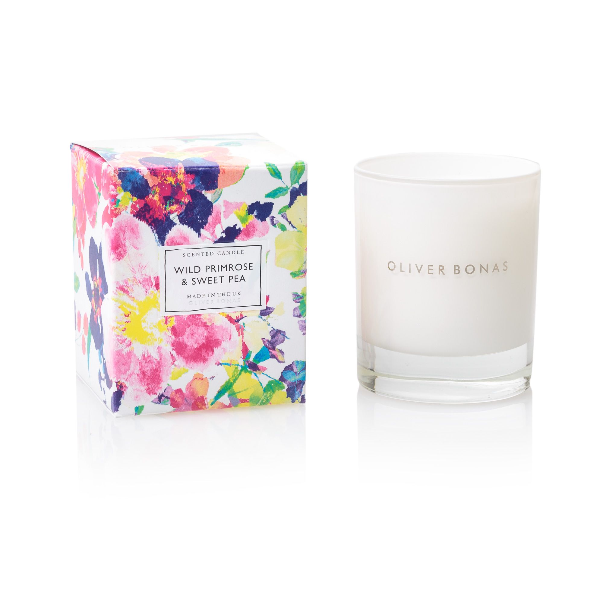 Wild Primrose & Sweet Pea Scented Candle | Oliver Bonas