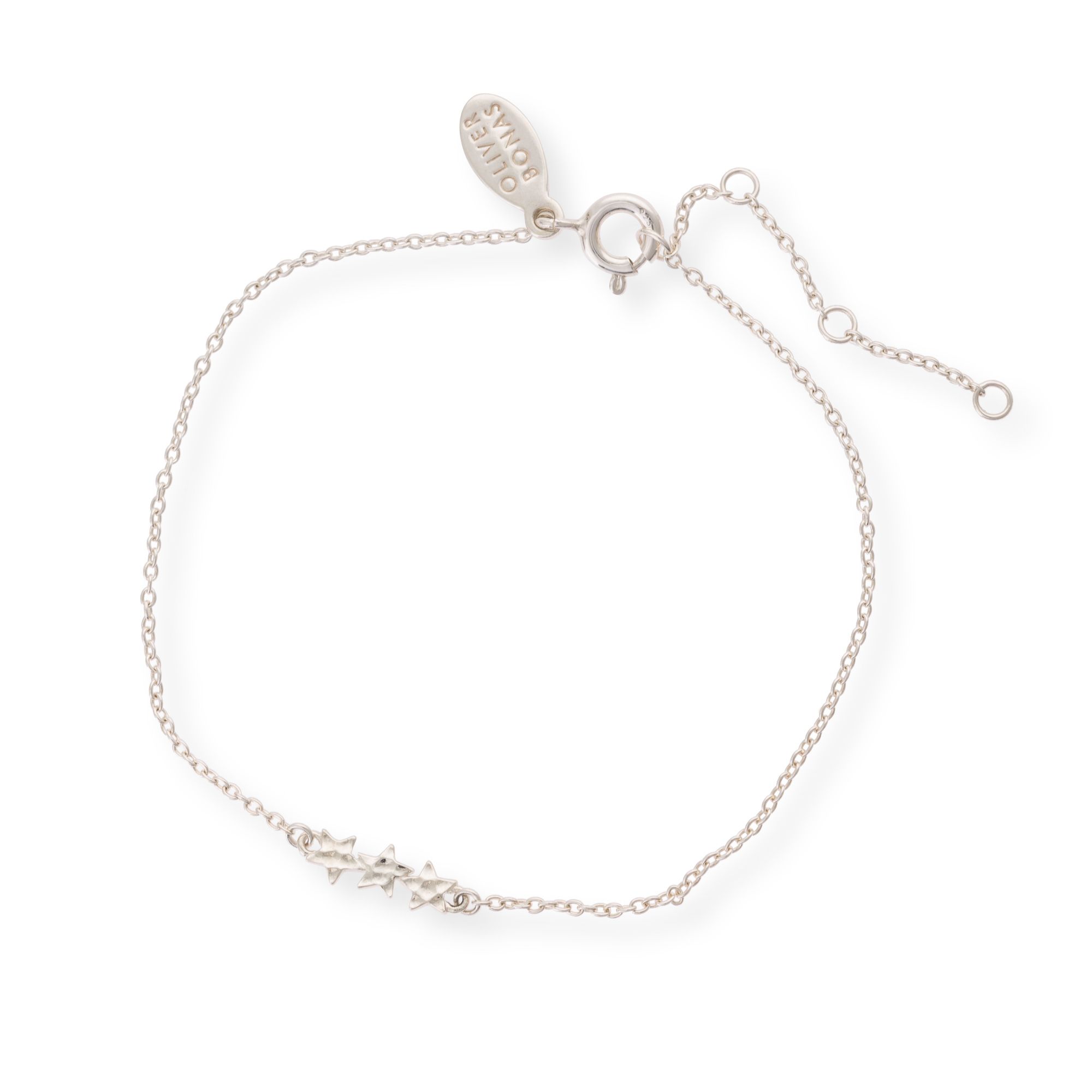 Hammered Triple Star Bracelet | Oliver Bonas