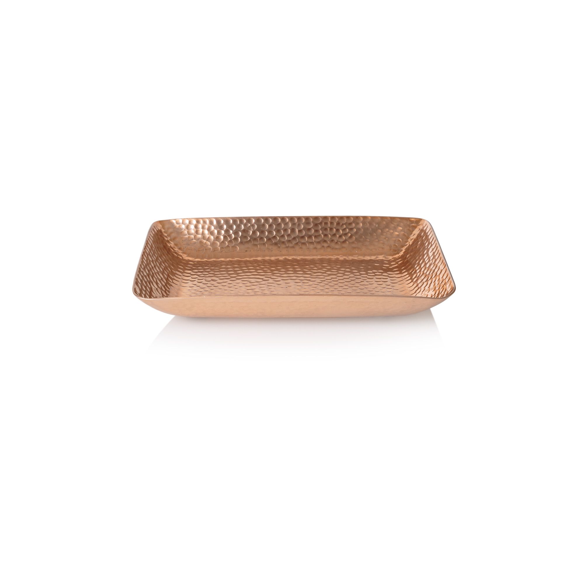 Copper Rectangle Hammered Tray | Oliver Bonas