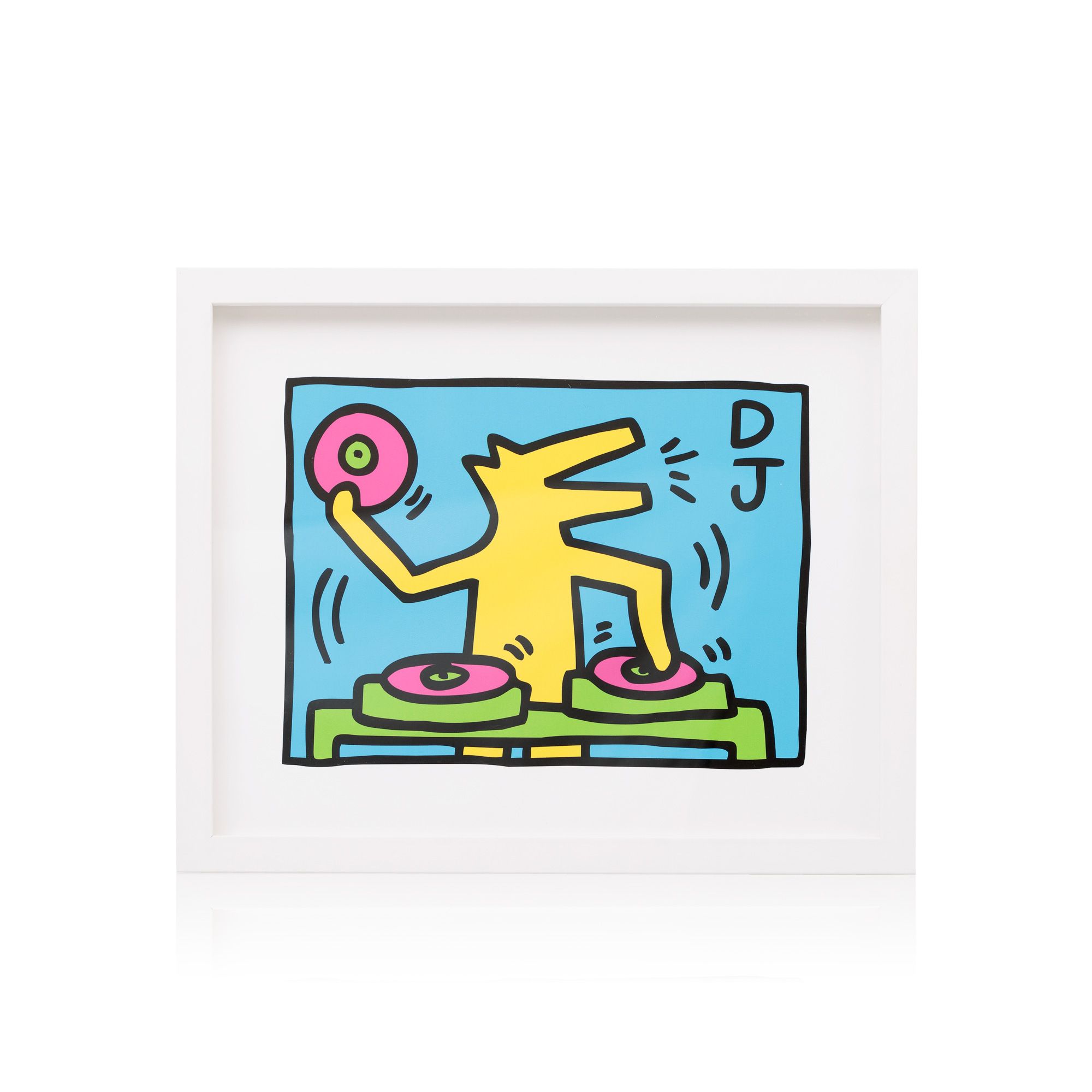 DJ Wall Art by Keith Haring | Oliver Bonas