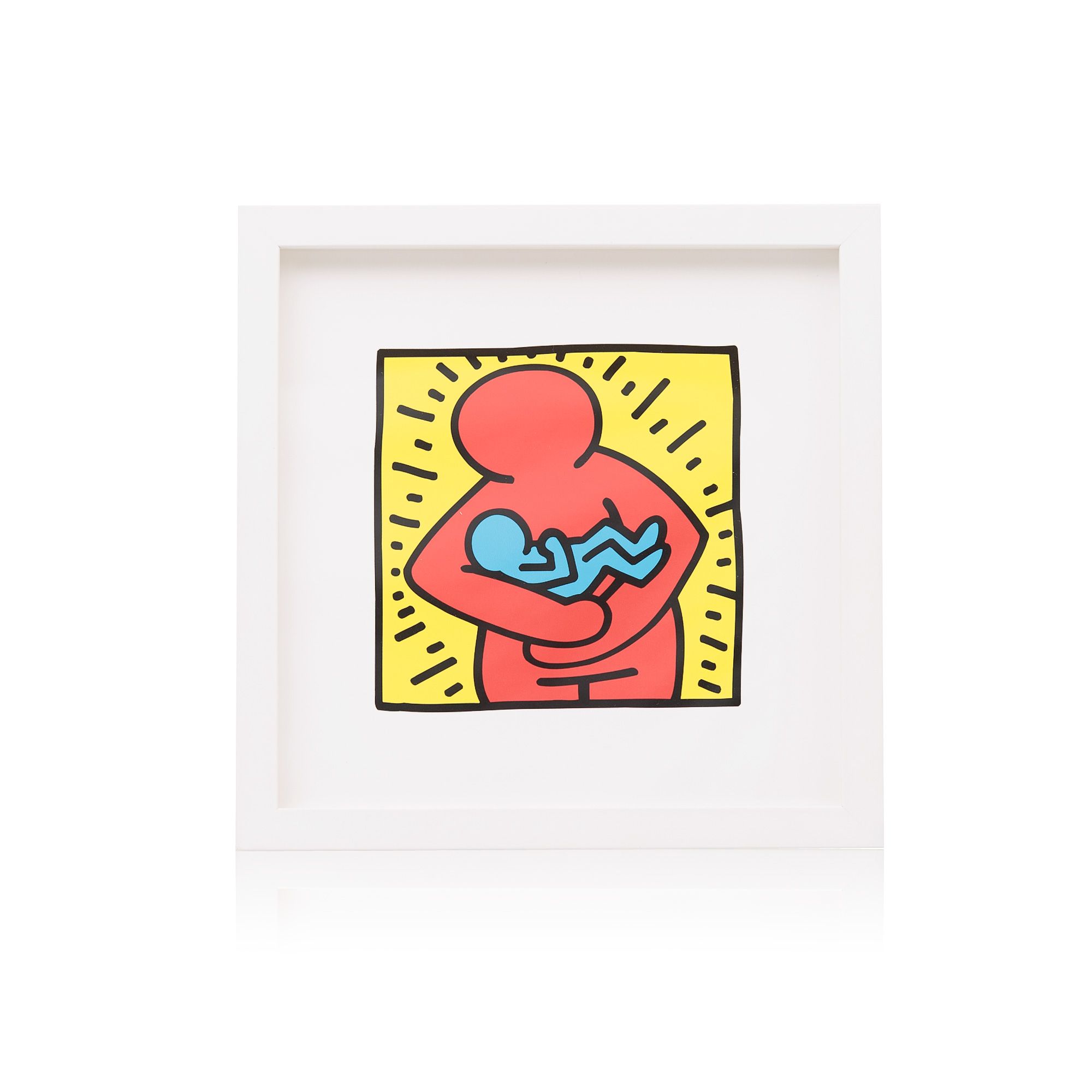 Mother and Baby Wall Art by Keith Haring