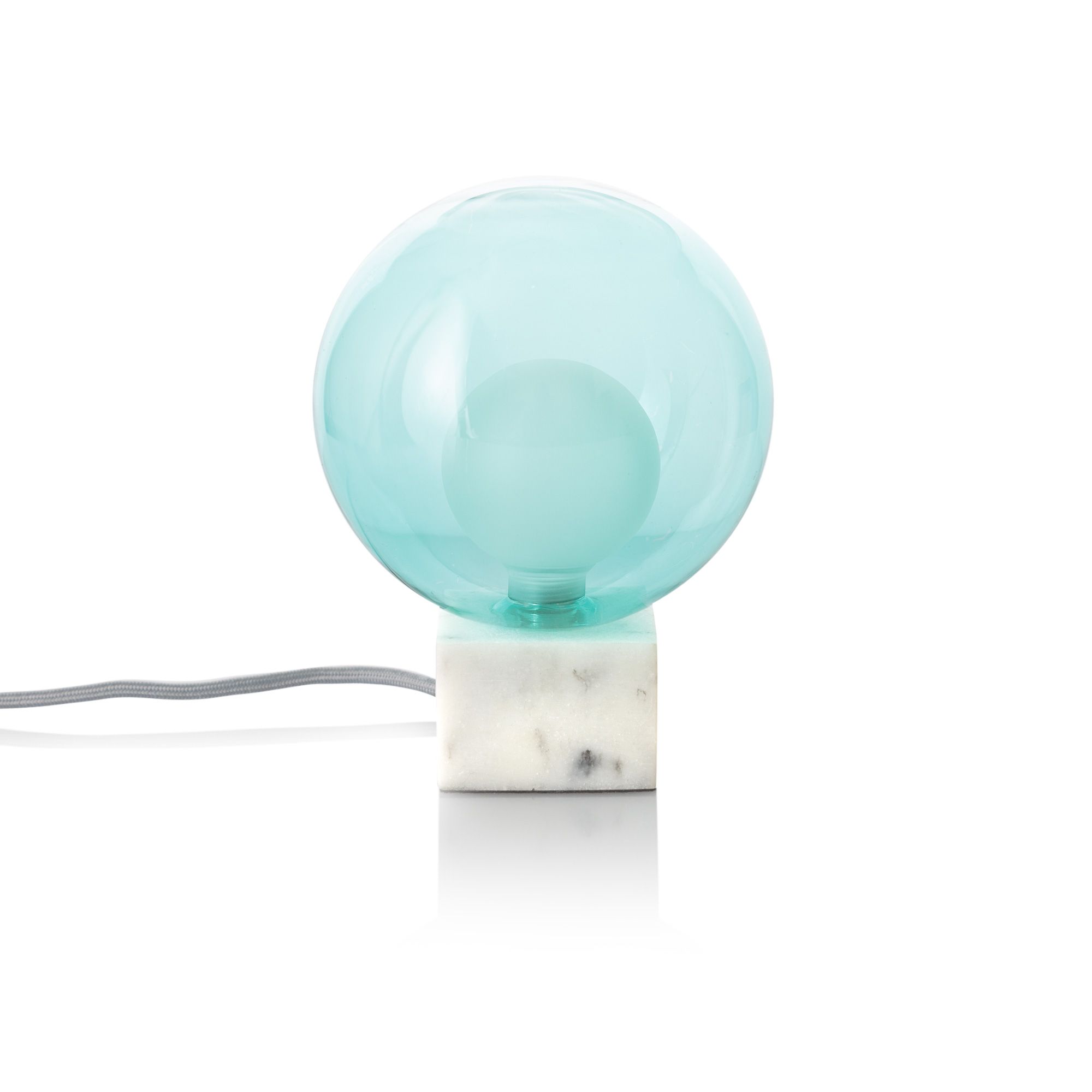 oliver bonas marble lamp