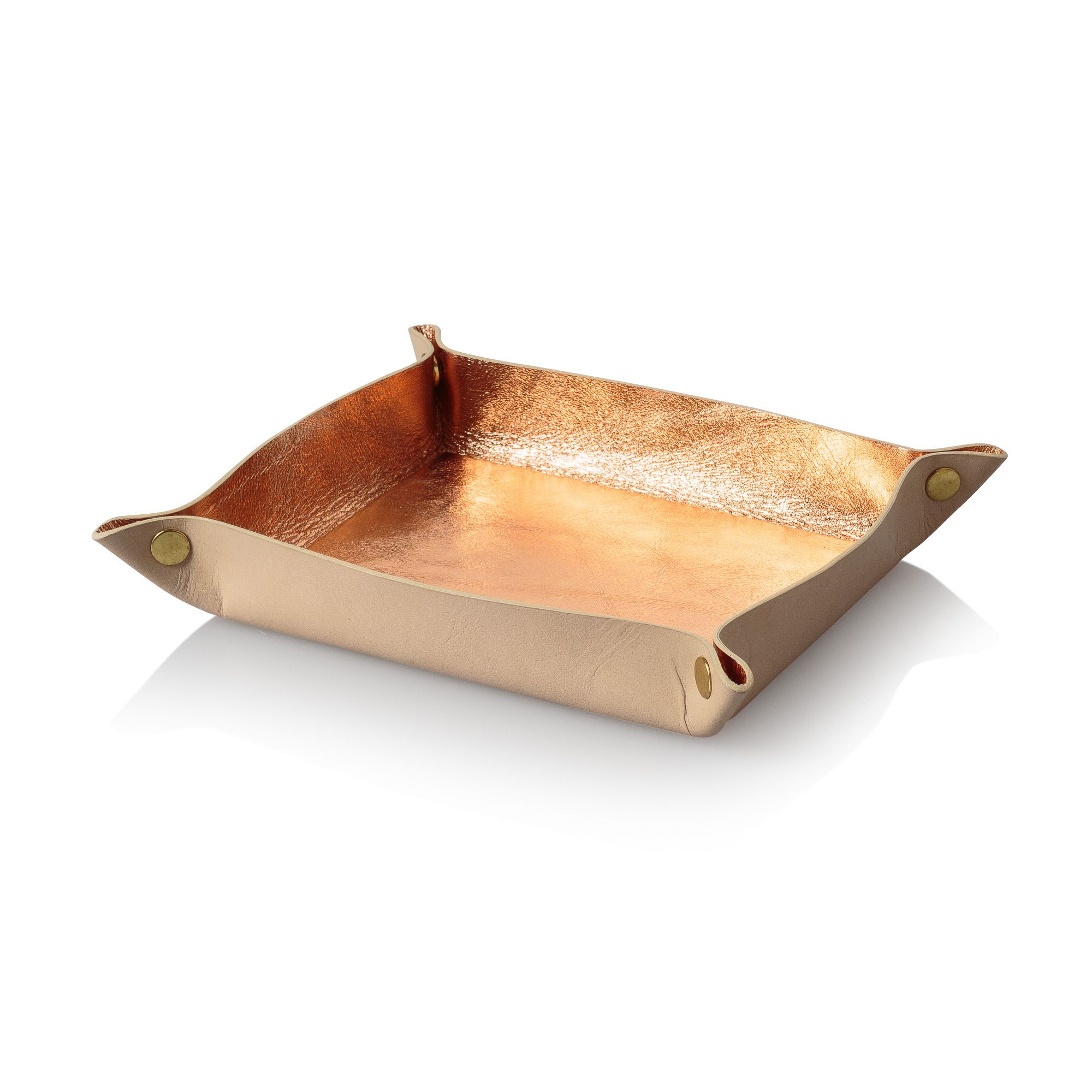 Large Leather Tray - All - Oliver Bonas