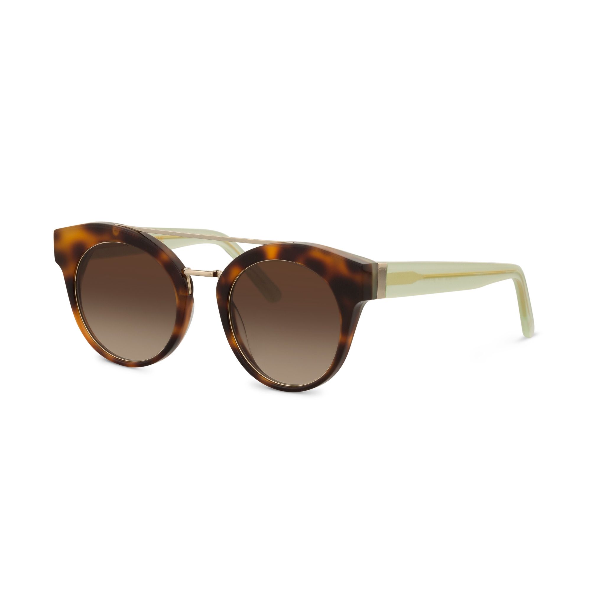 Alila Brow Bar Tortoiseshell Sunglasses | Oliver Bonas