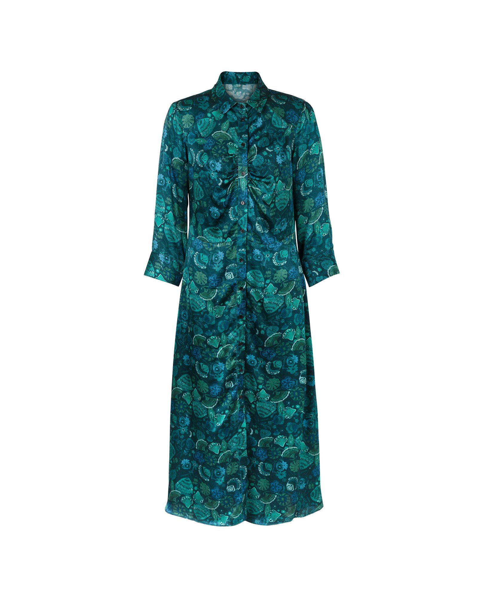 Crayon Floral Shirt Dress | Oliver Bonas