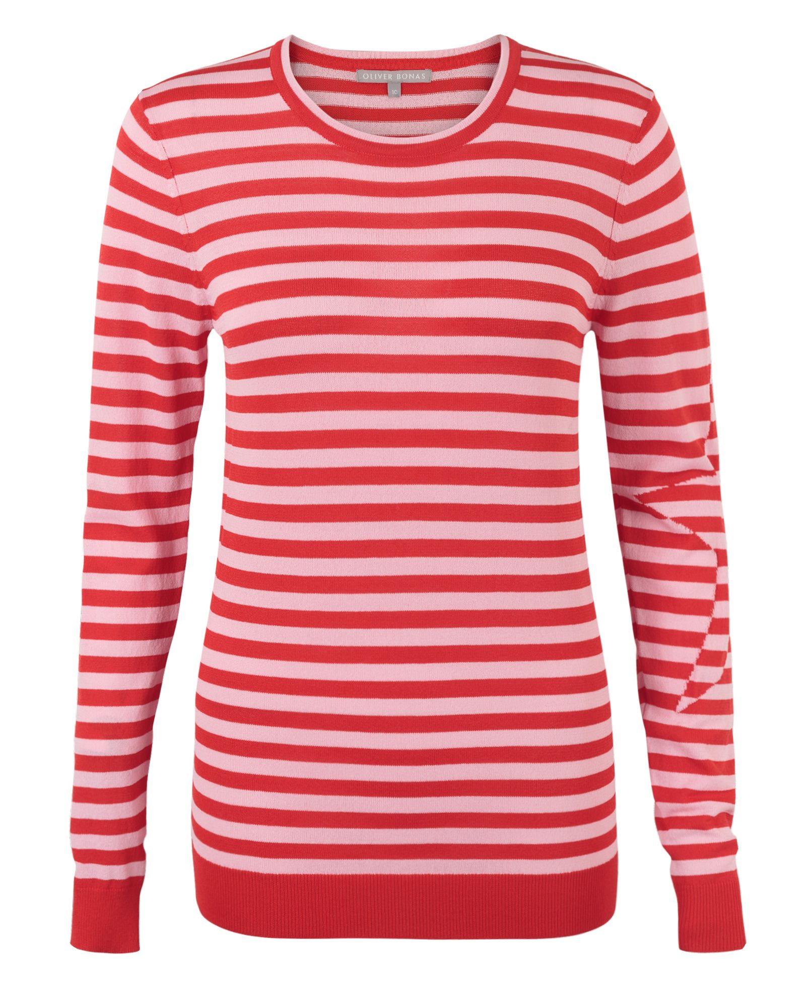 Star Cuff Red Jumper | Oliver Bonas