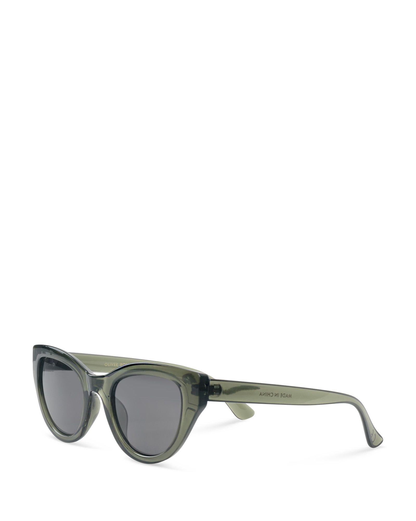 Crystal Green Cat Eye Sunglasses Oliver Bonas