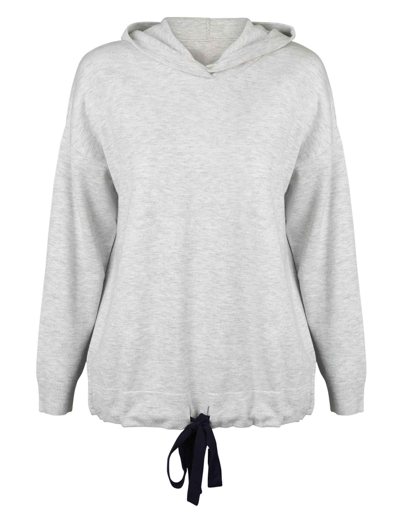 Nirvana Grey Knitted Hoodie | Oliver Bonas