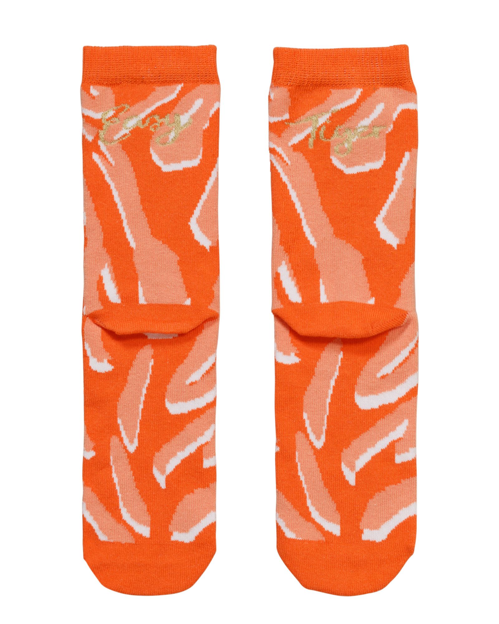 Easy Tiger Orange Socks | Oliver Bonas