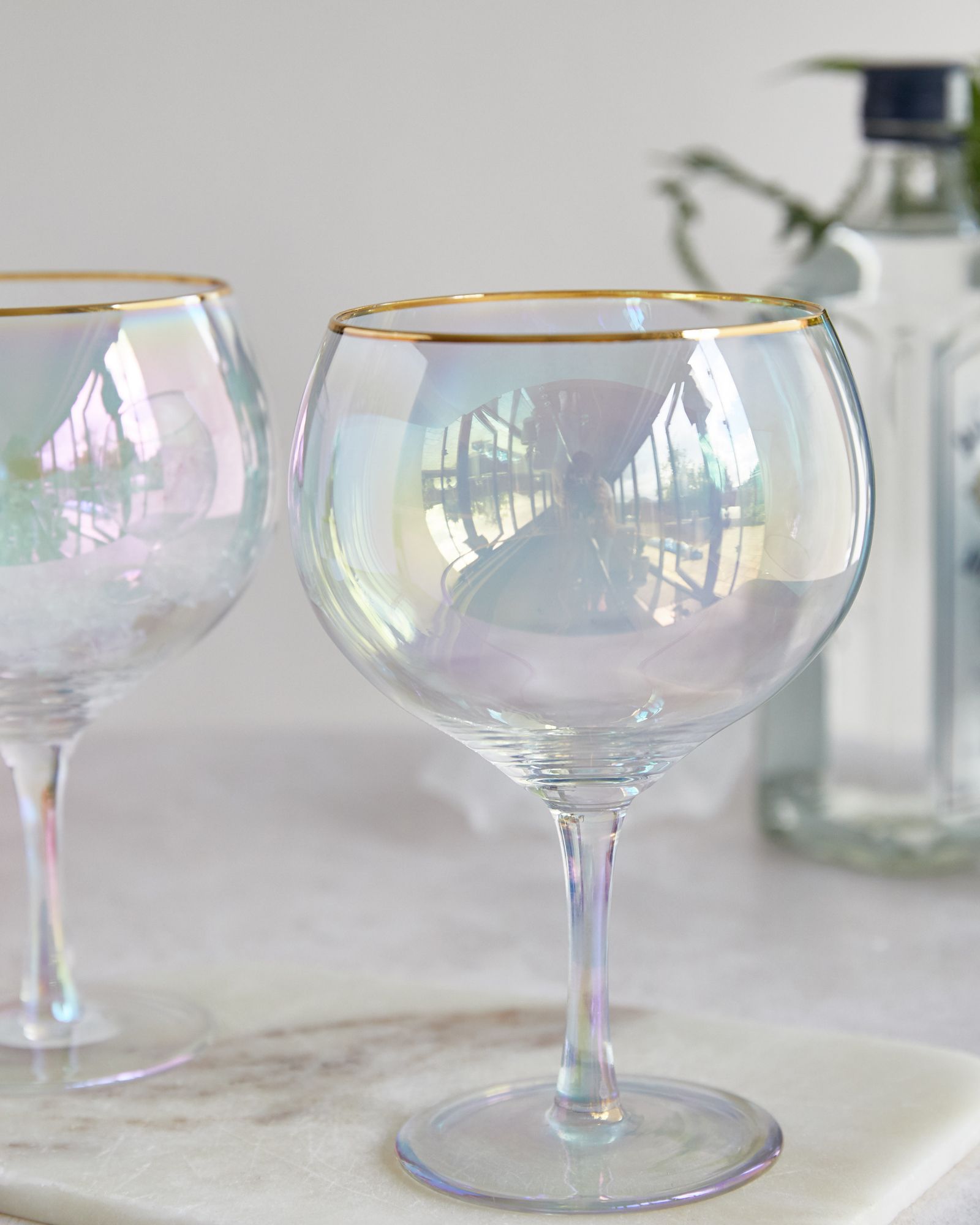 Balloon Gin Glasses Set Of Two | Oliver Bonas