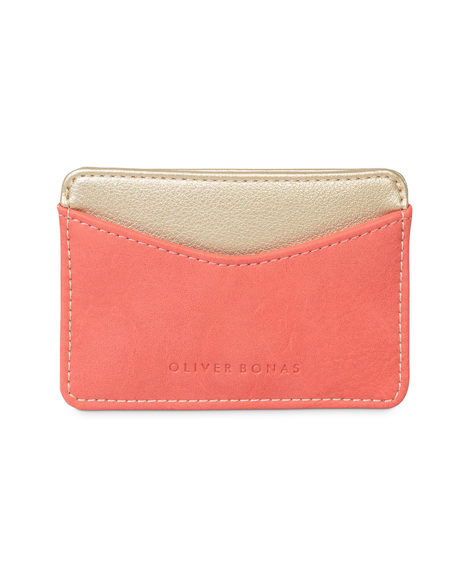 Lily Gold & Orange Card Holder | Oliver Bonas