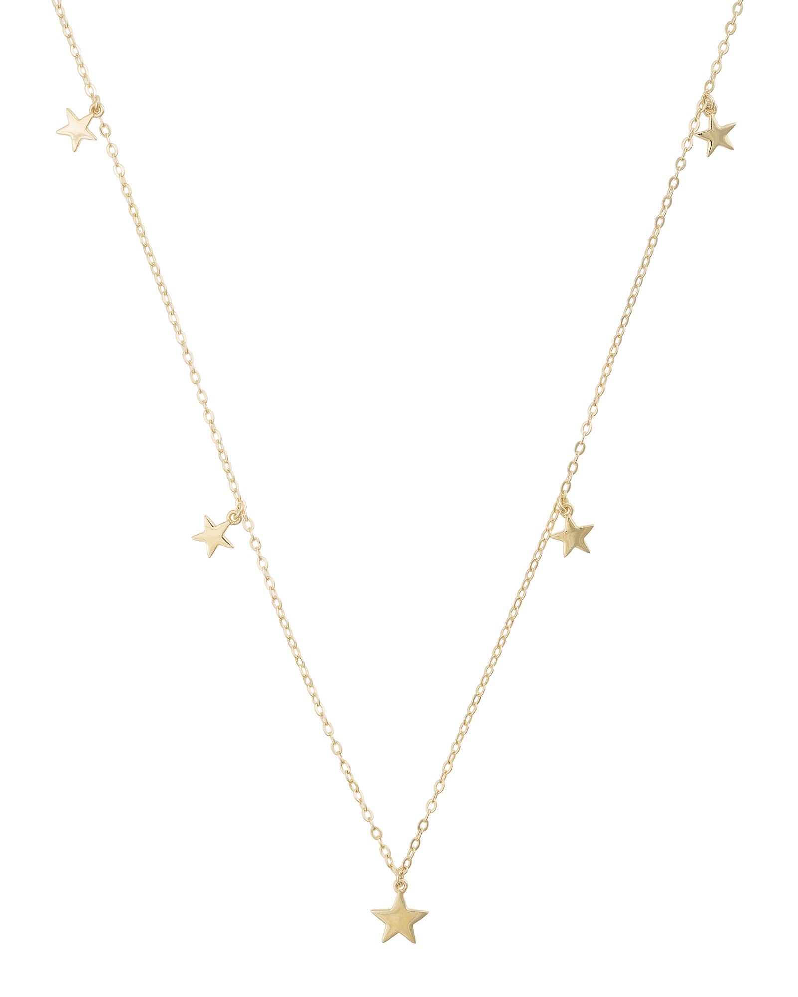 oliver bonas gold star necklace