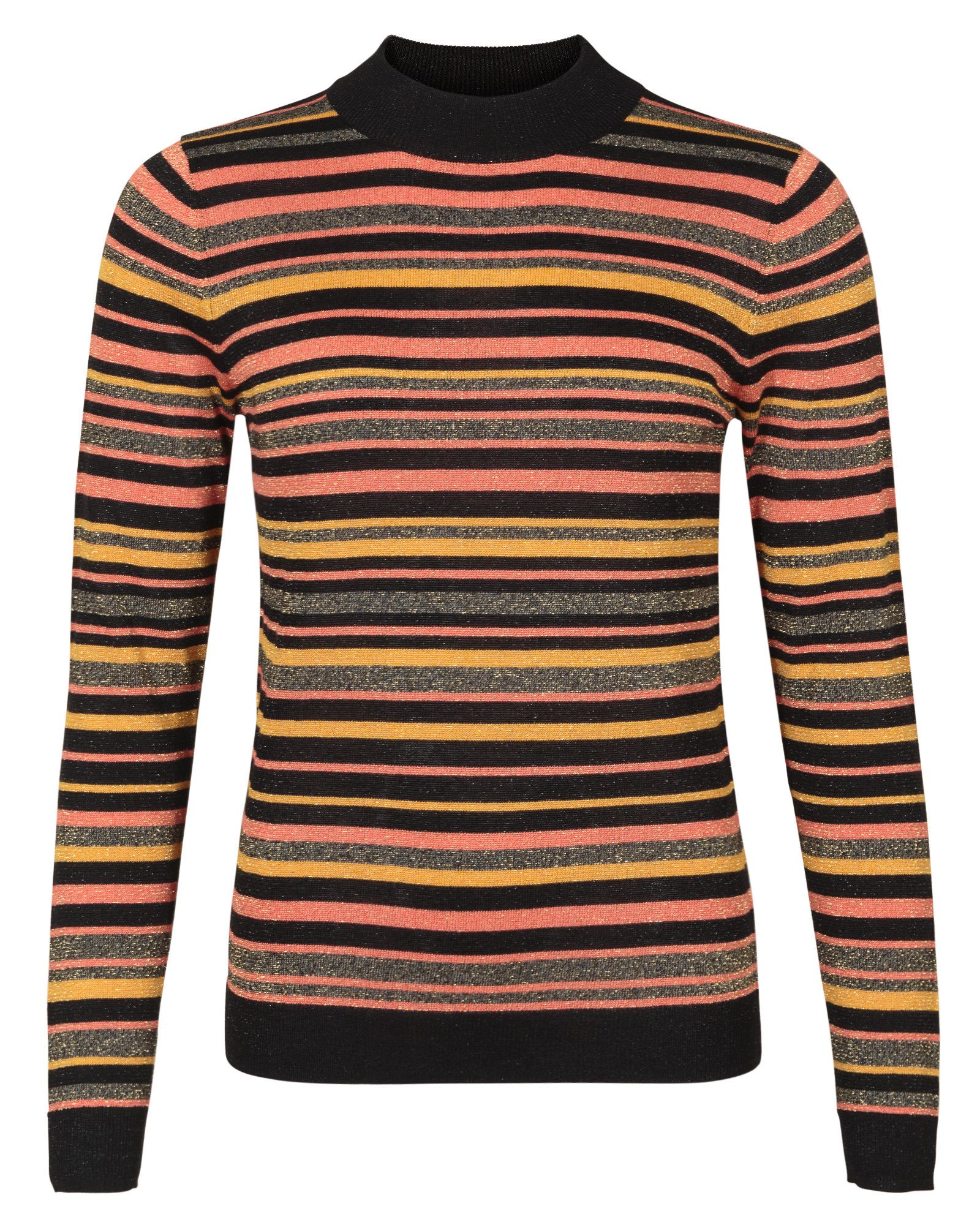 Alma Shimmer Striped Knitted Jumper | Oliver Bonas