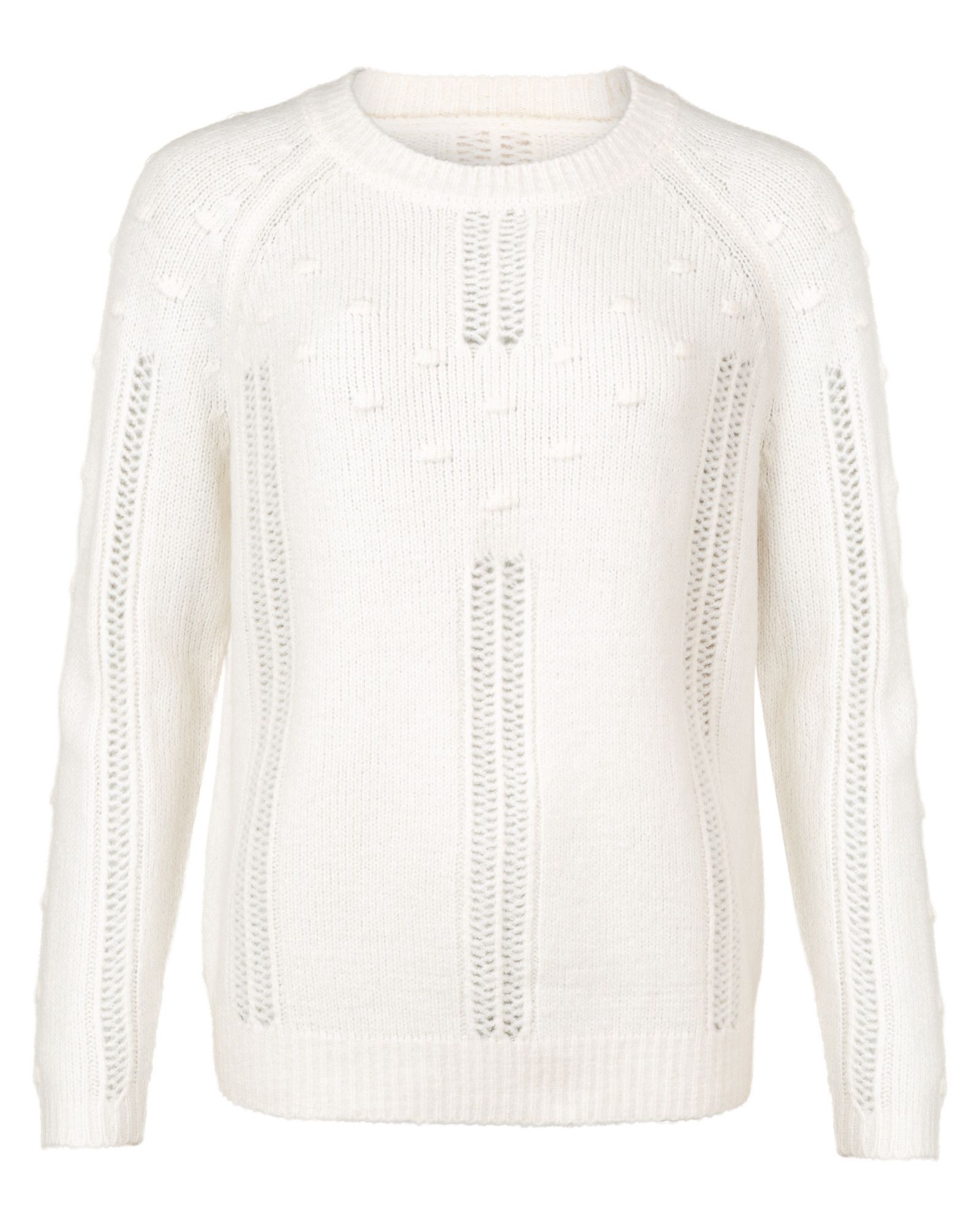 Ivory Bobble Knitted Jumper | Oliver Bonas