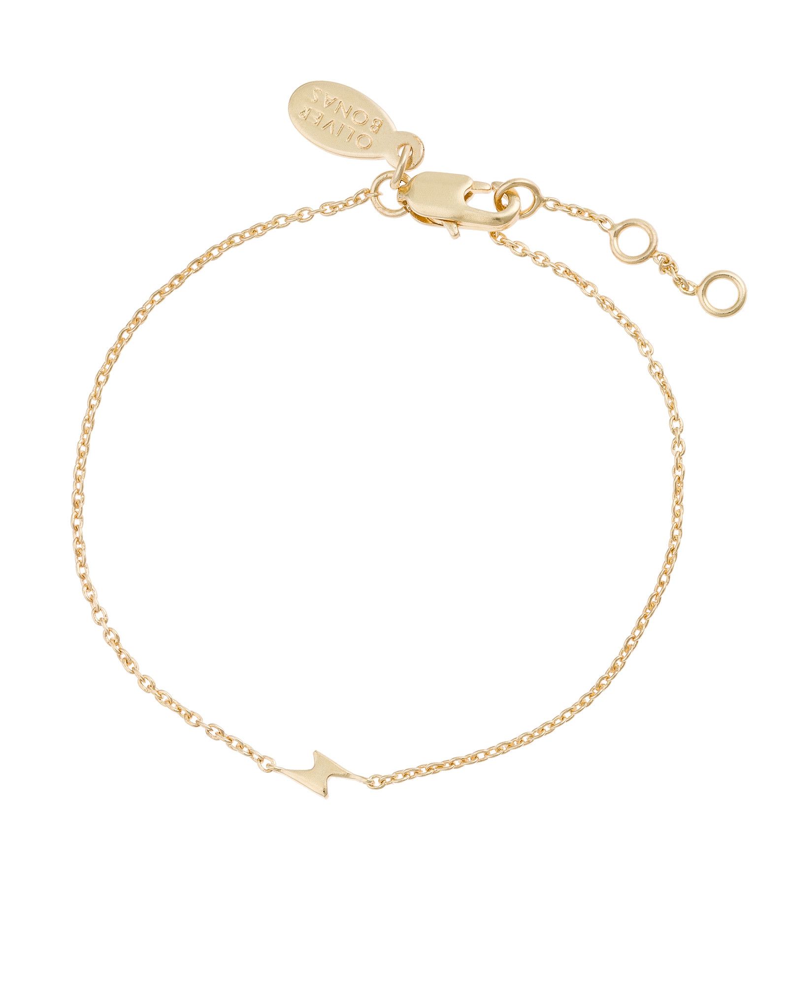 Lightning Bolt Charm Chain Bracelet | Oliver Bonas