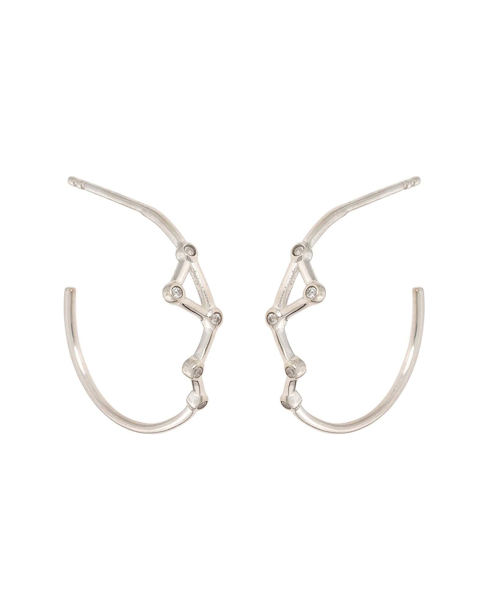 oliver bonas constellation earrings