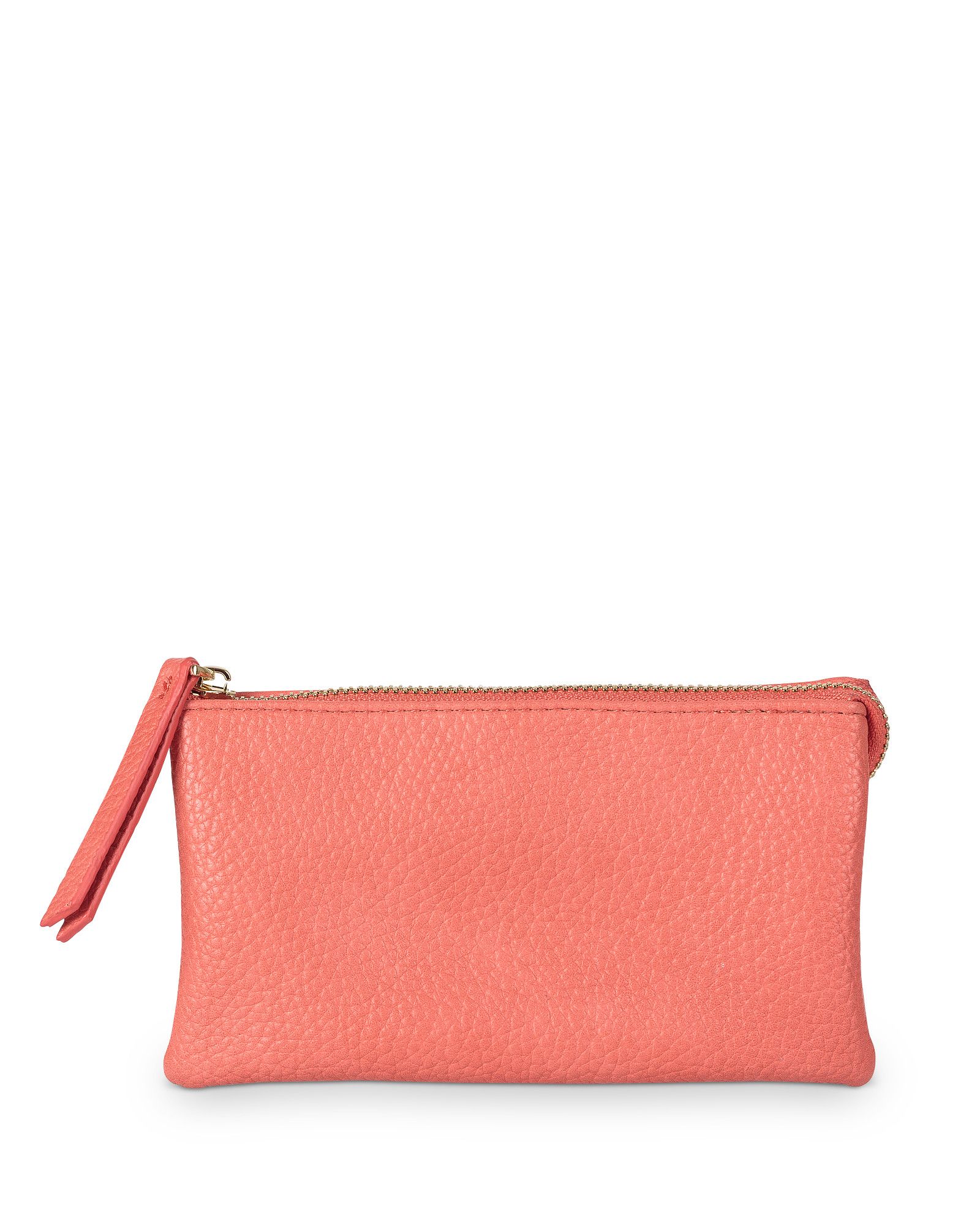 Leah Pink Three Pocket Pouch | Oliver Bonas
