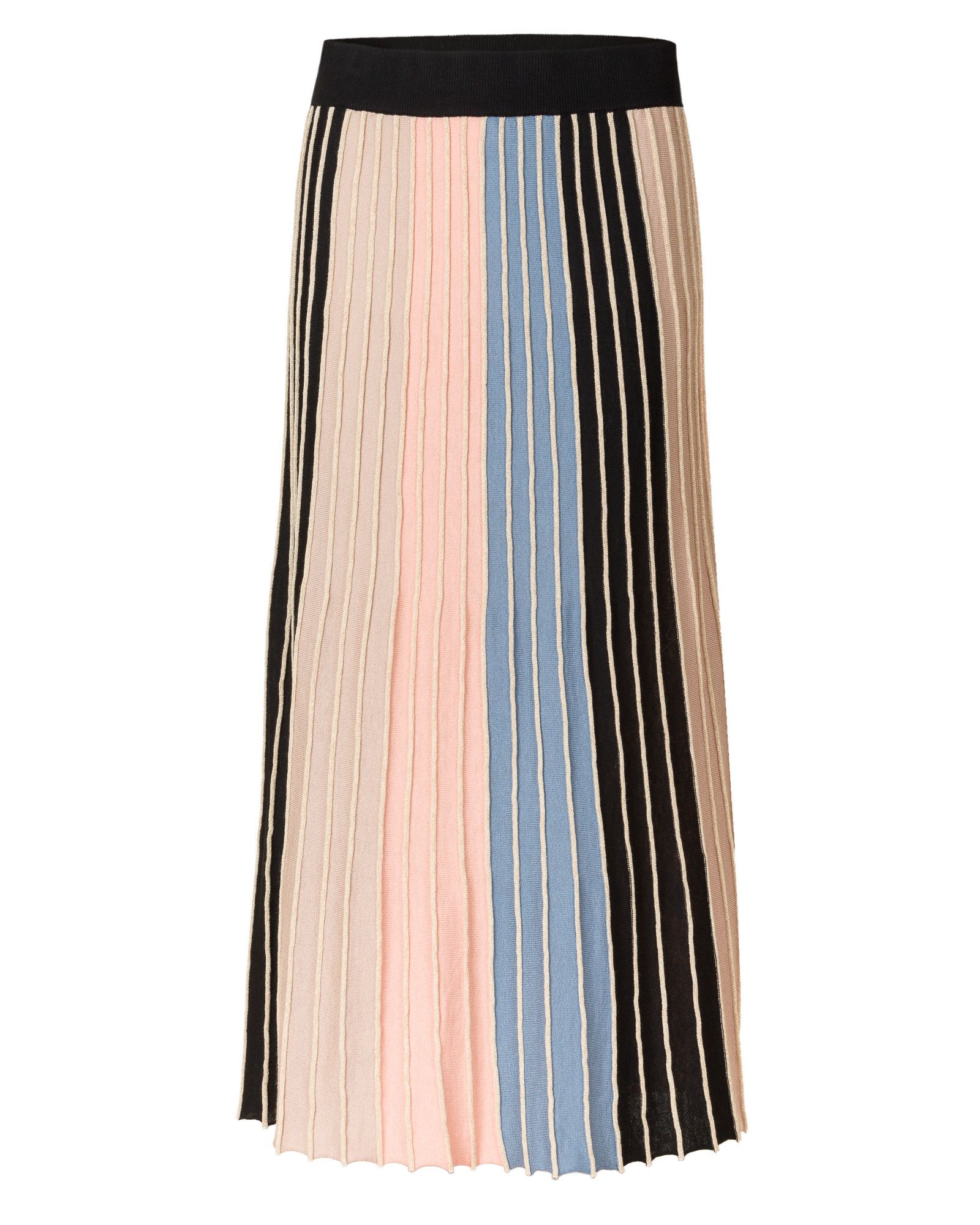 Striped Knitted Midi Skirt | Oliver Bonas