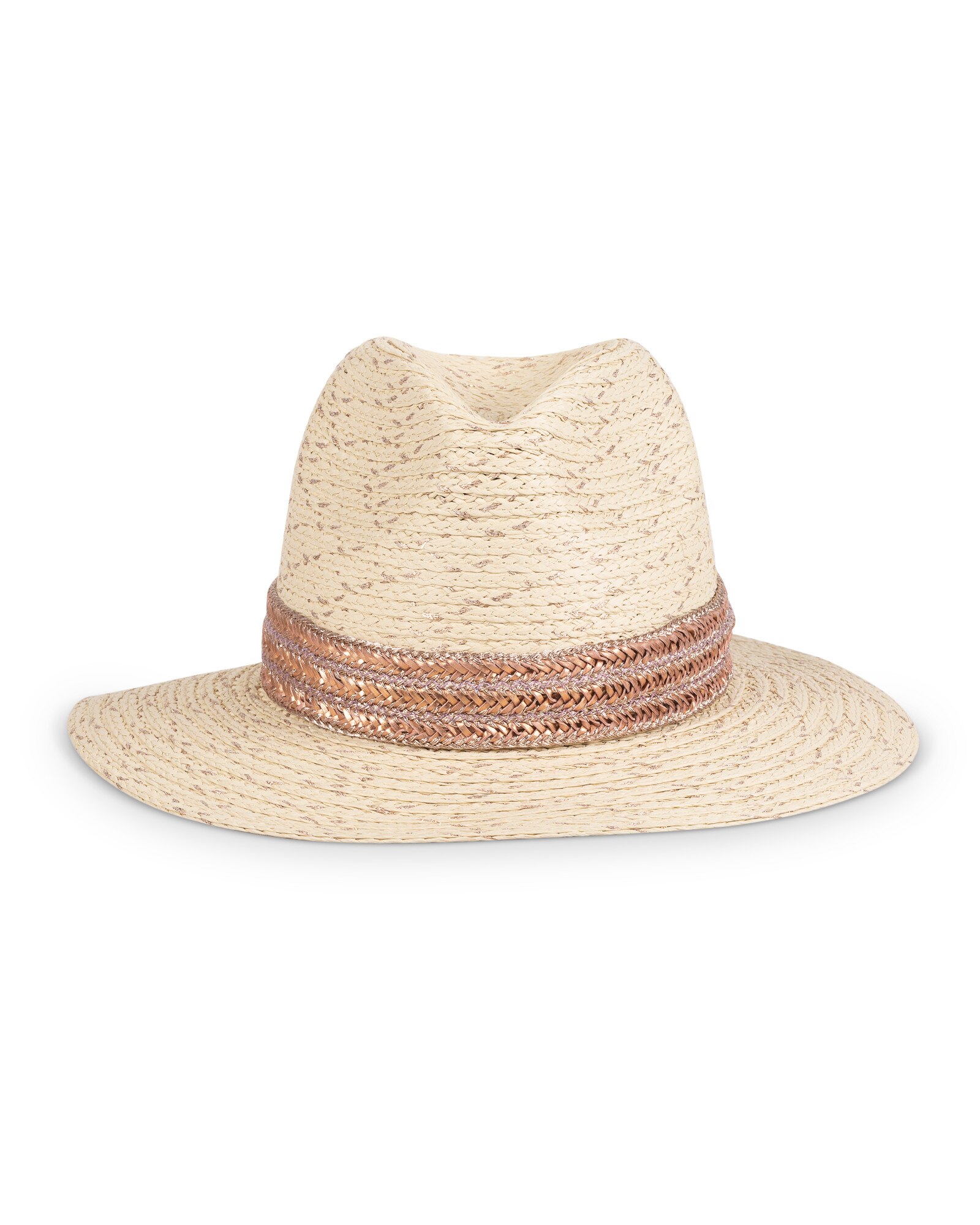 rose gold fedora hat