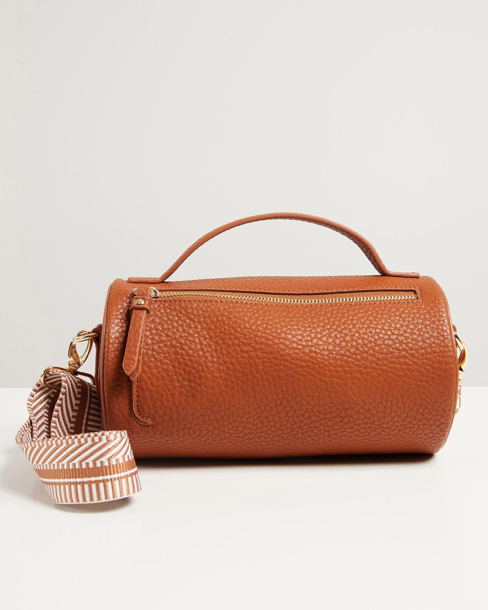 Crossbody Barrel Bag