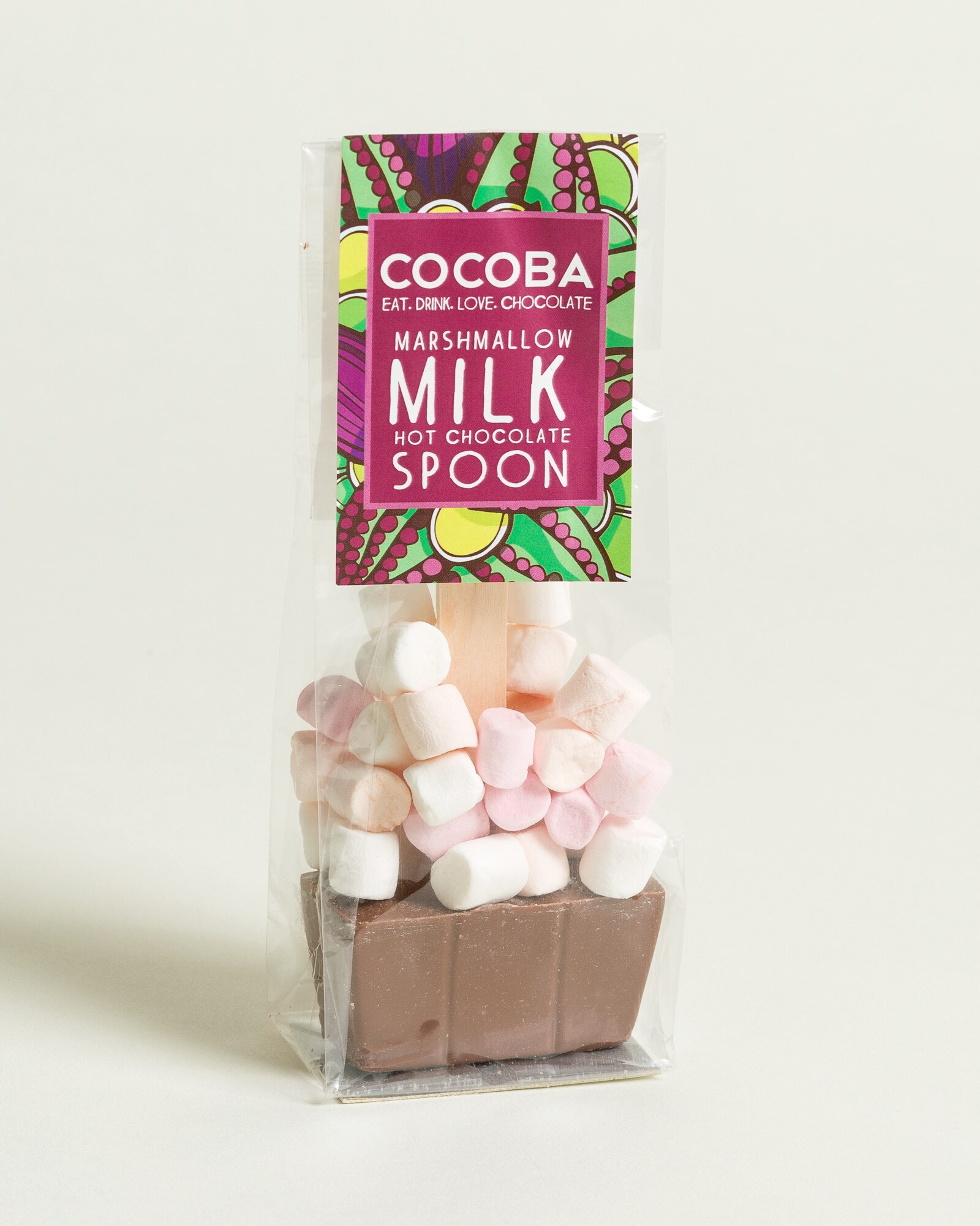 Cocoba Marshmallow Milk Hot Chocolate Spoon | Oliver Bonas