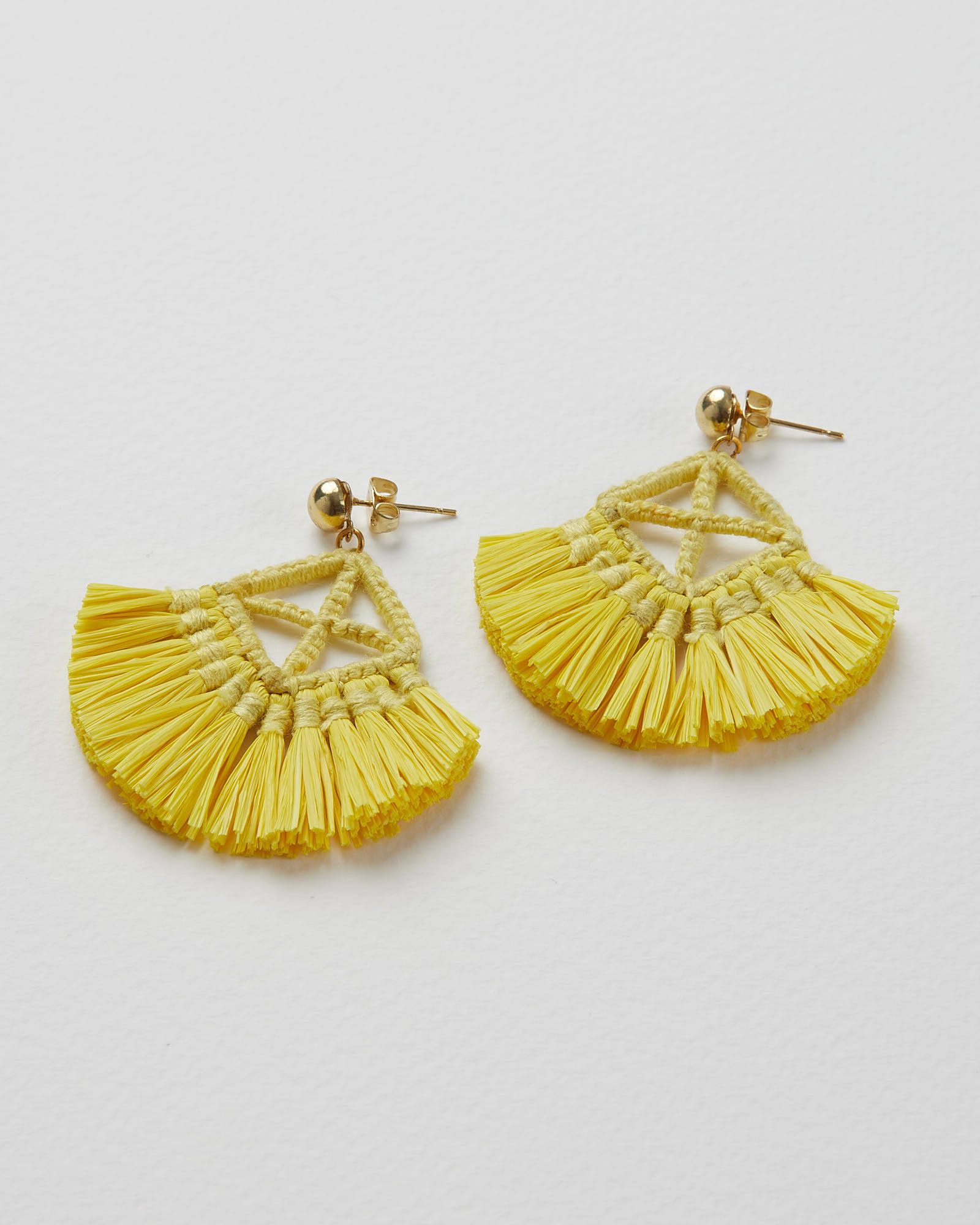 yellow raffia