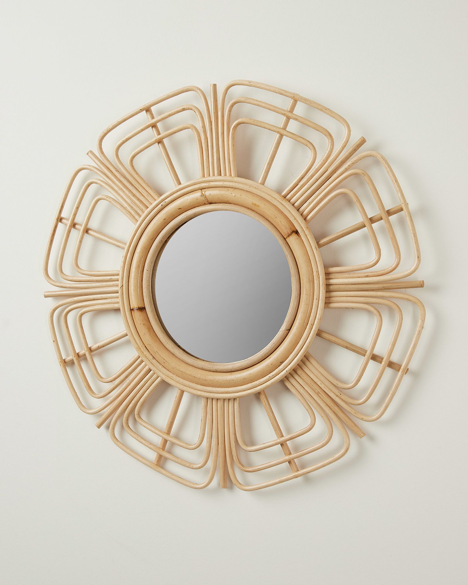 Kotak Rattan Wall Mirror Oliver Bonas