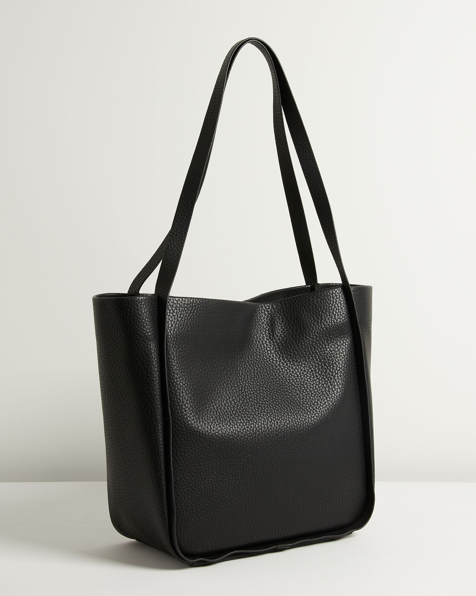 Sofia Black Slouchy Tote Bag | Oliver Bonas
