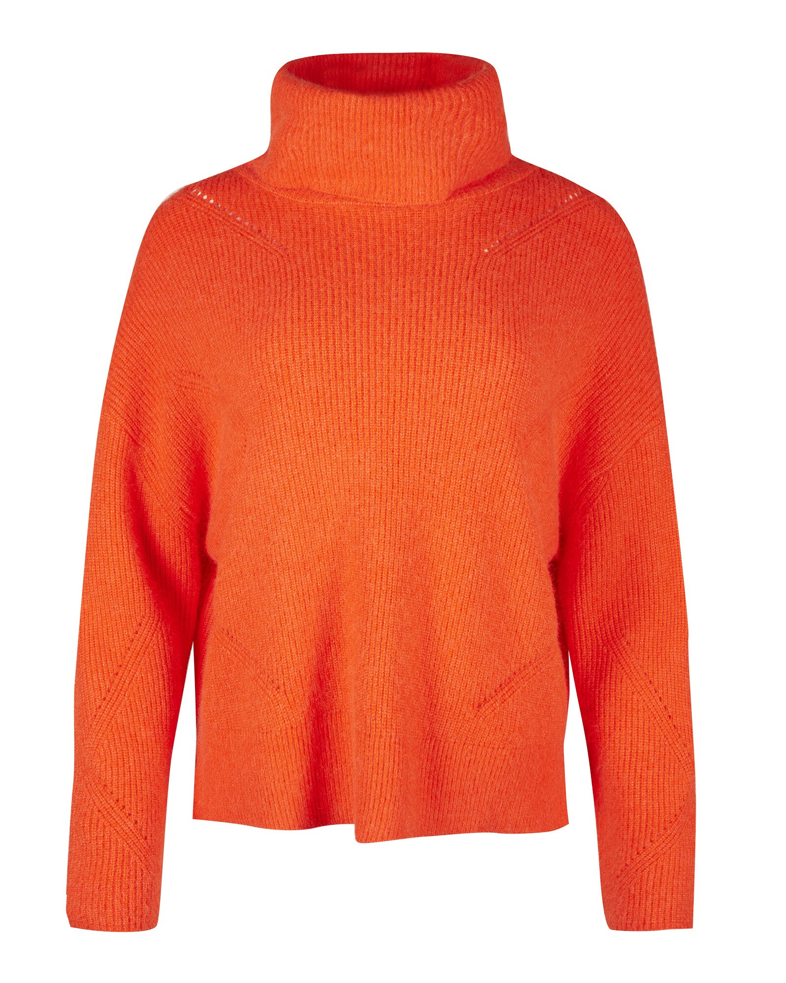 orange knitted jumper