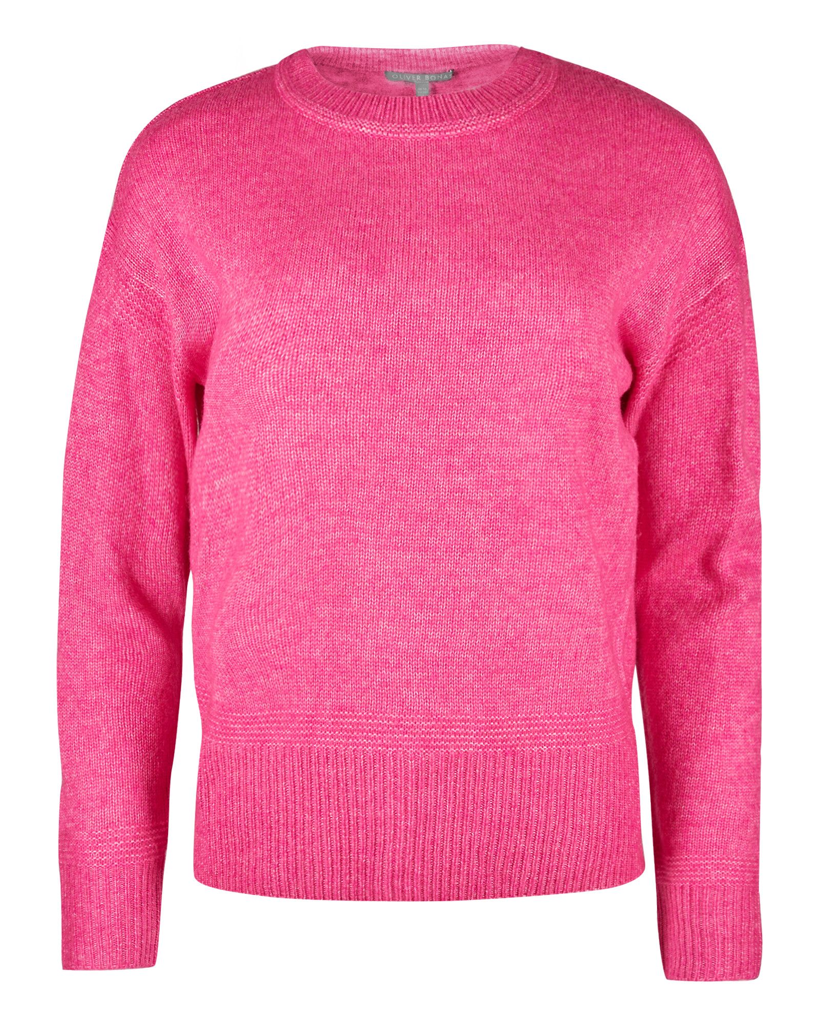 Stitch Detail Pink Knitted Jumper | Oliver Bonas