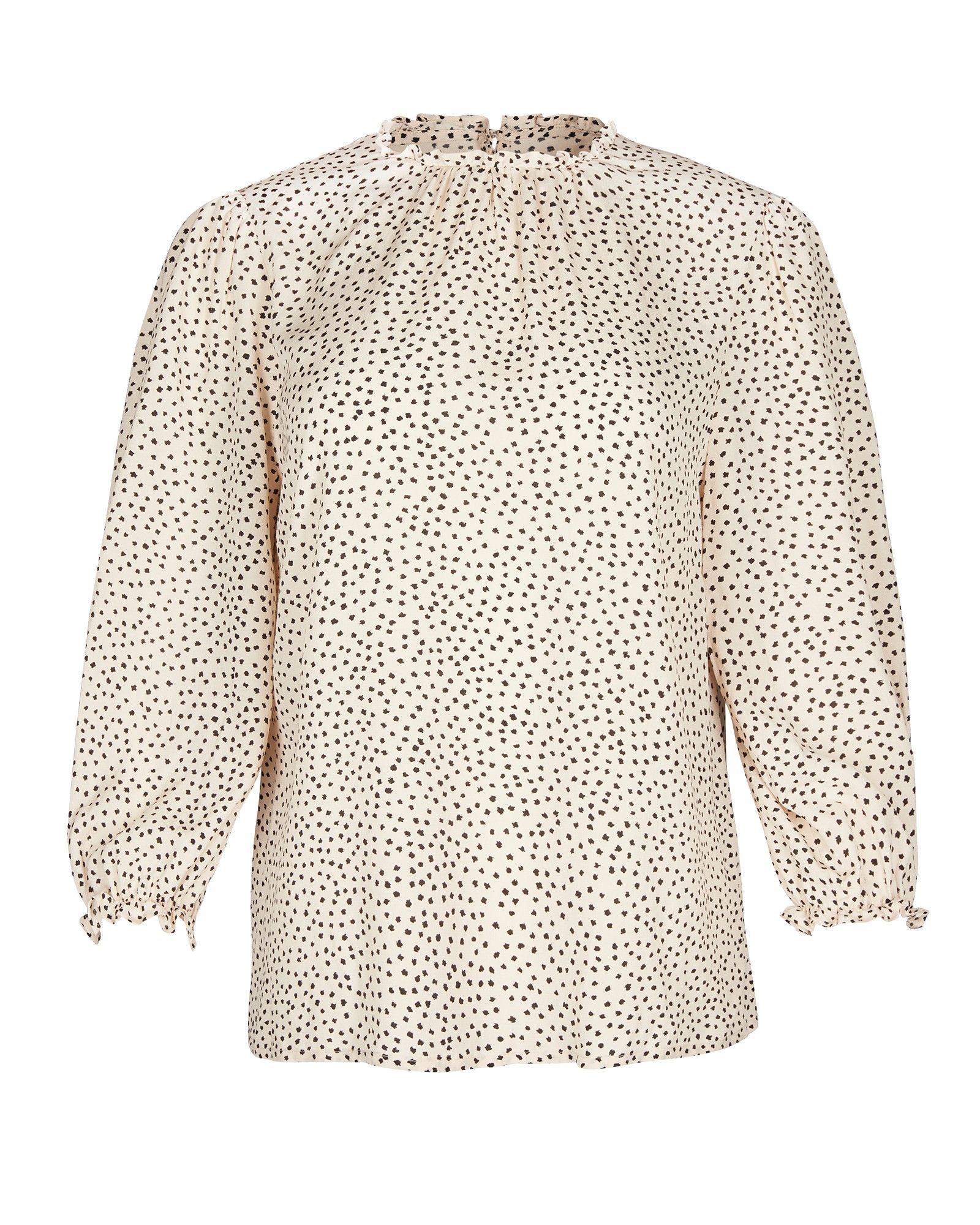 Spot Print White Blouse | Oliver Bonas