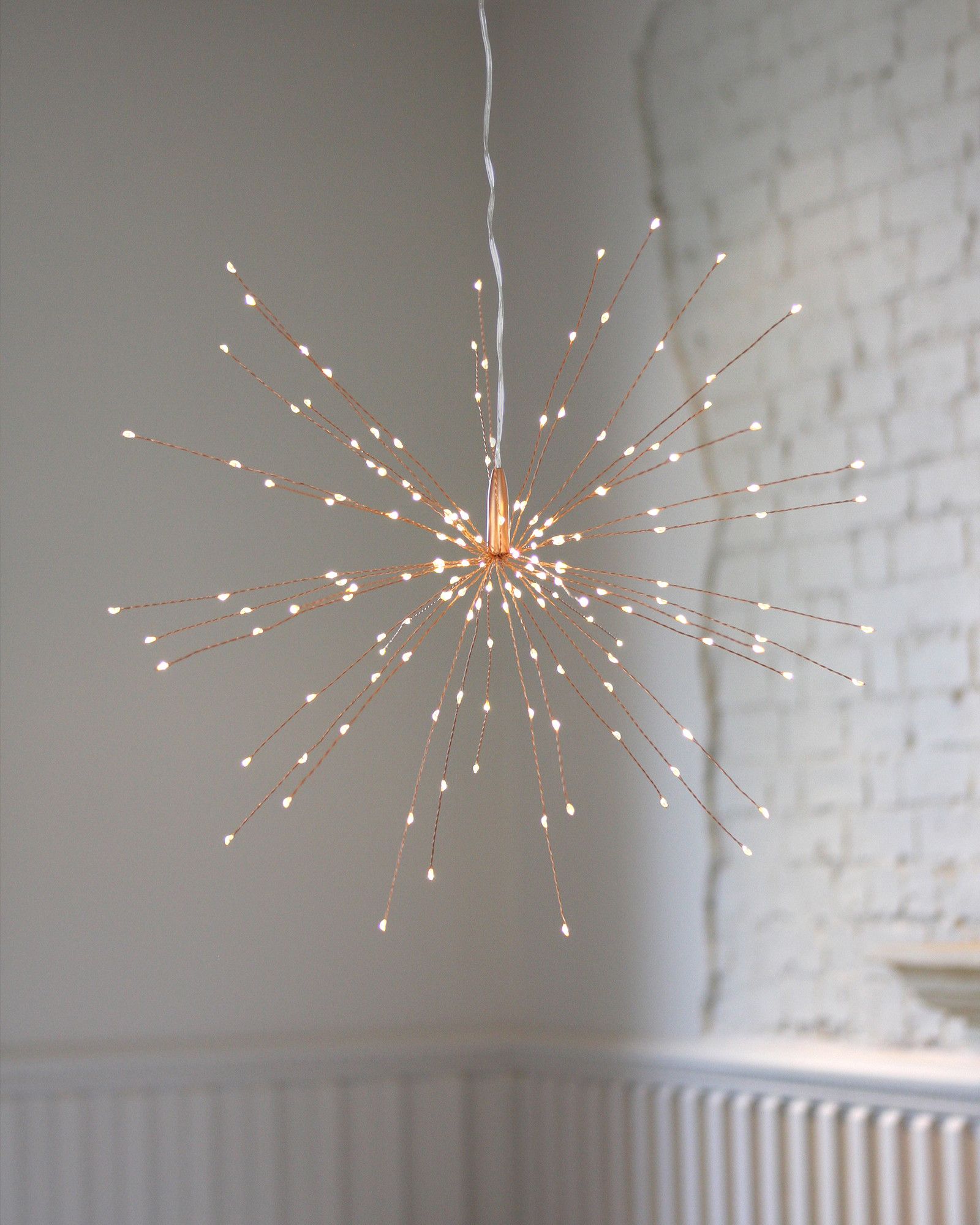 starburst hanging light