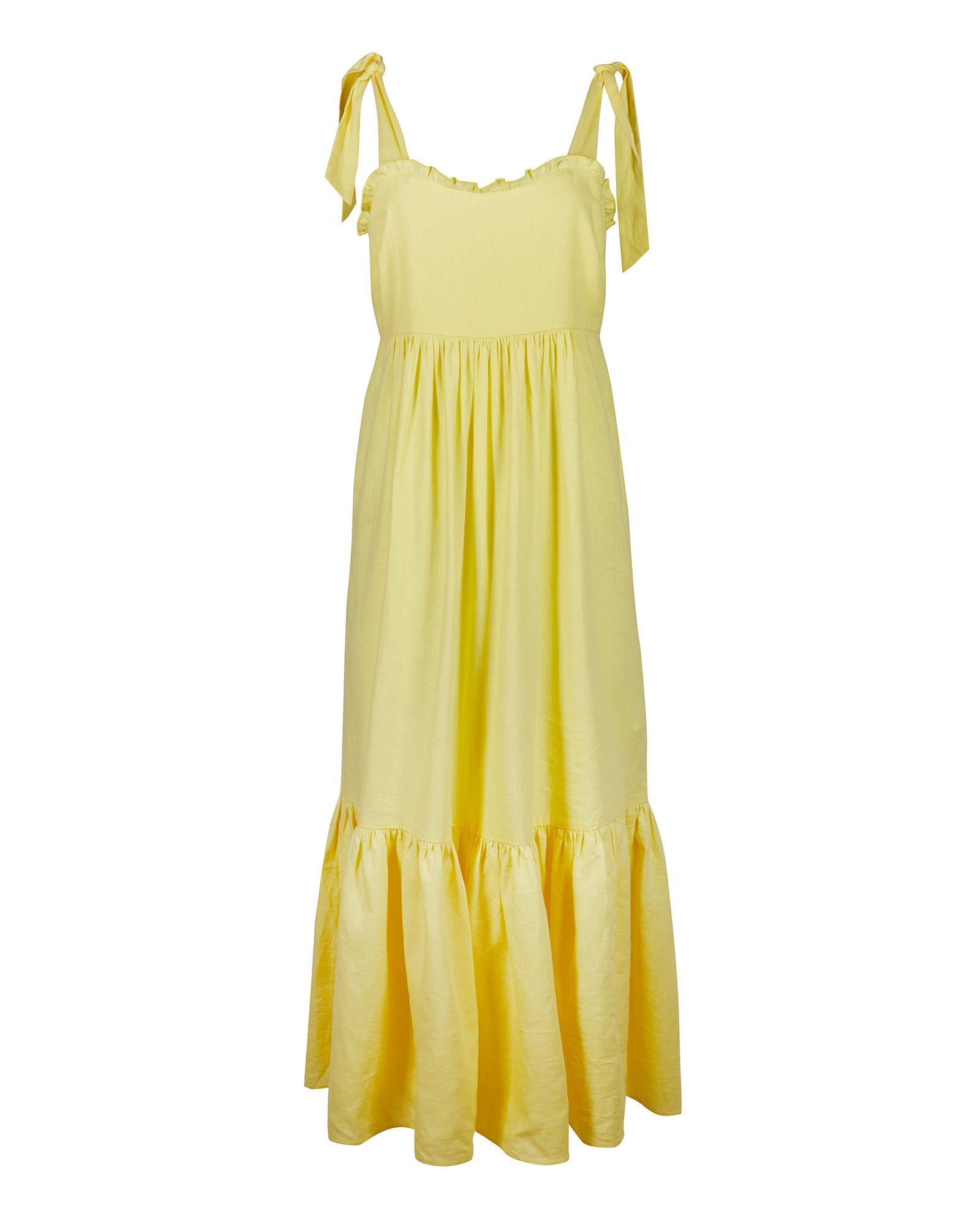 tie-strap-yellow-tiered-maxi-dress-oliver-bonas