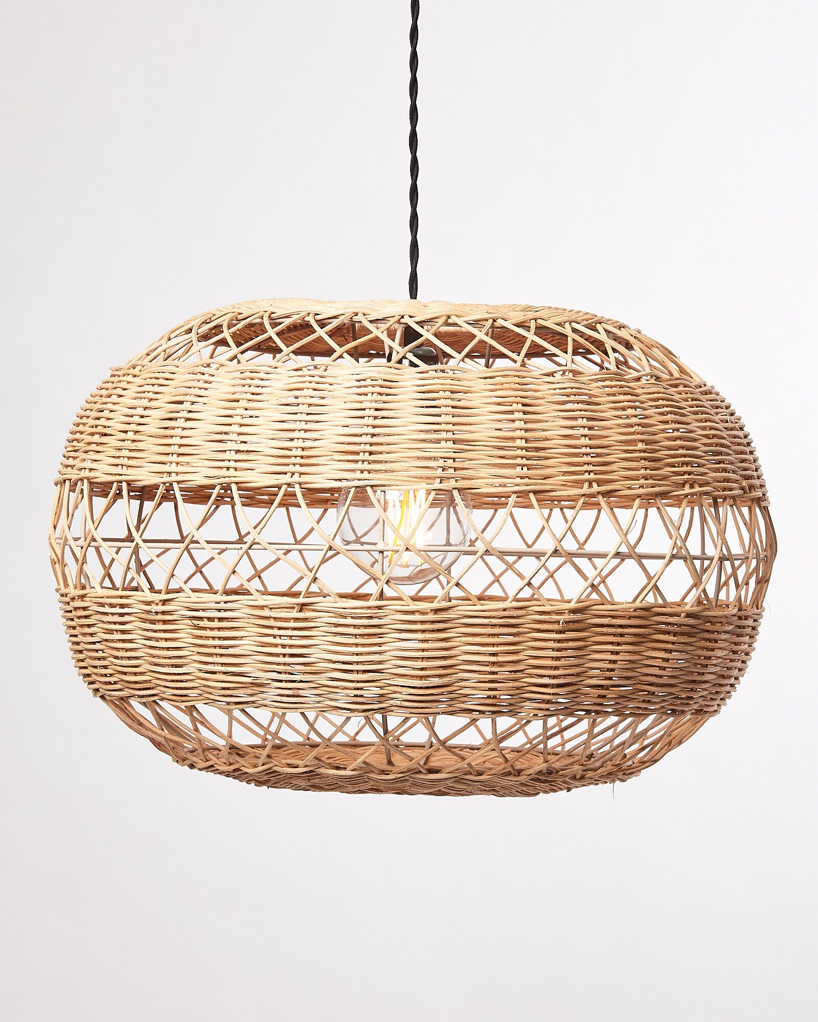 oliver bonas rattan lampshade