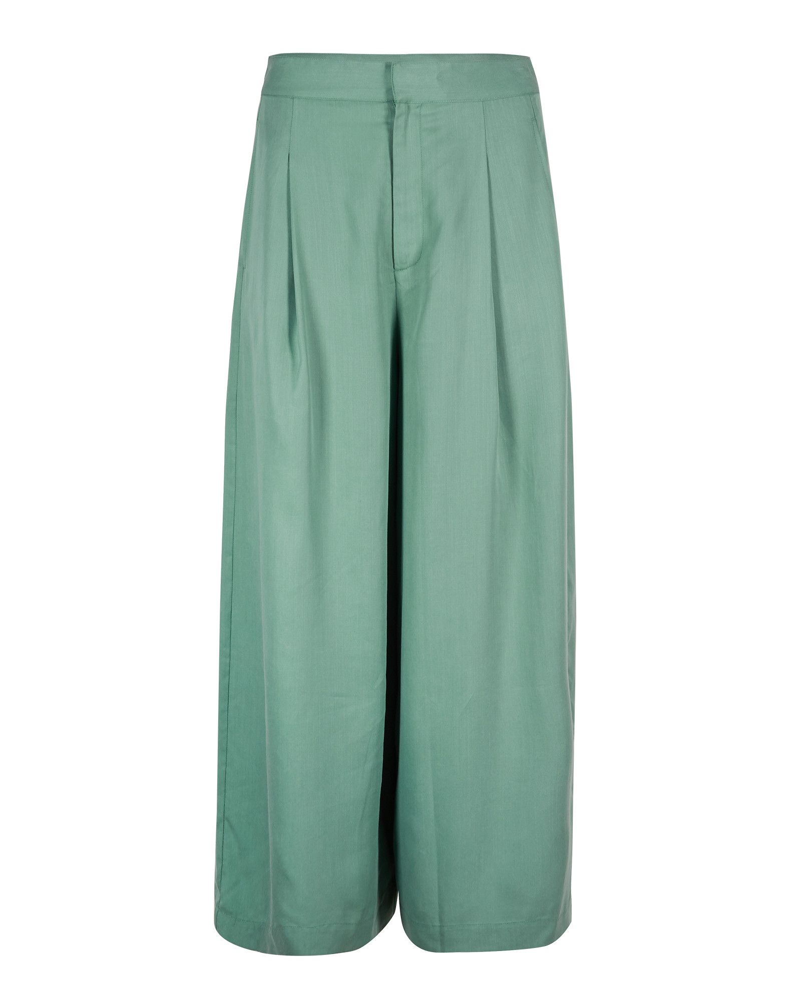 Sage Green Wide Leg Culottes | Oliver Bonas