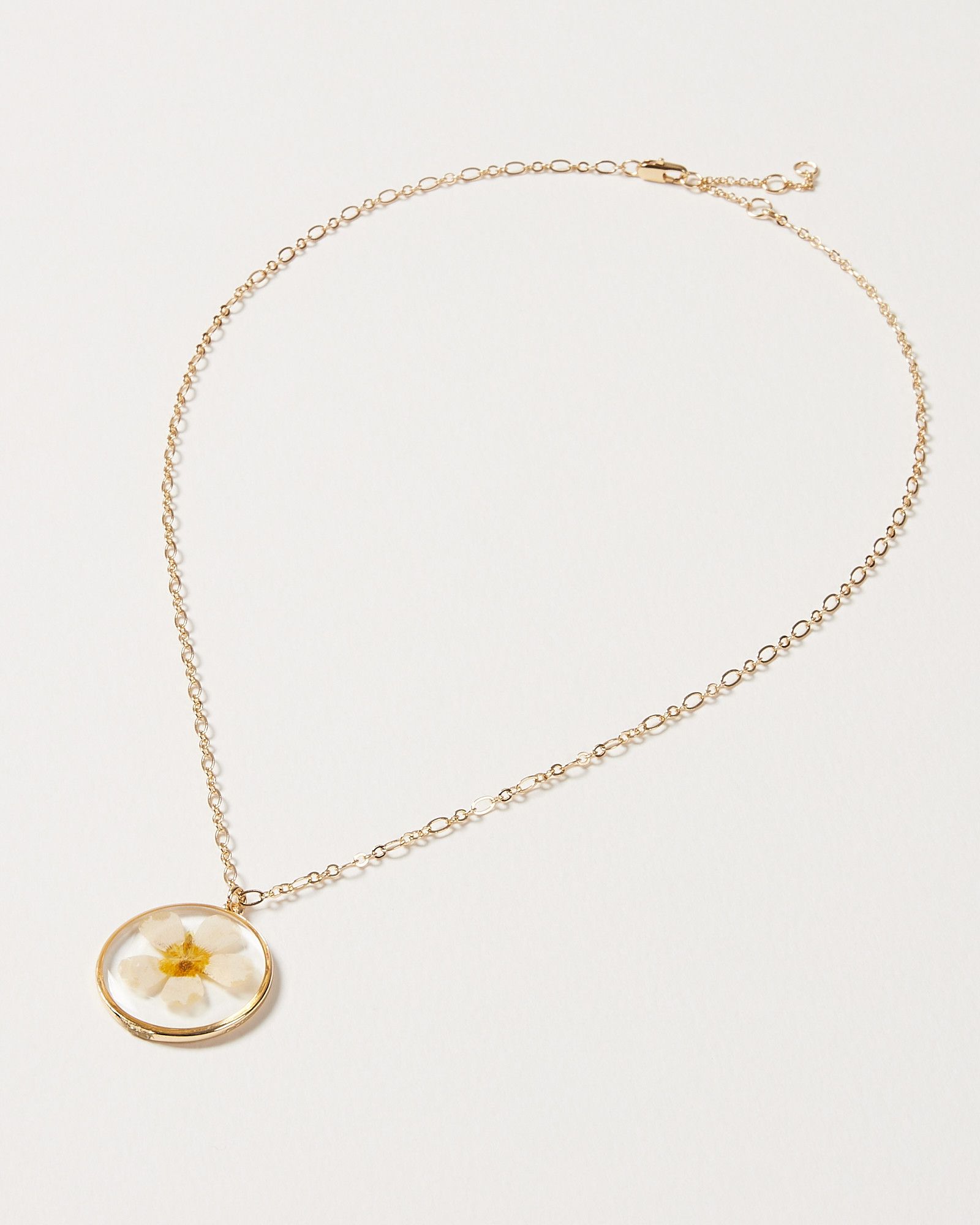 oliver bonas sunflower necklace