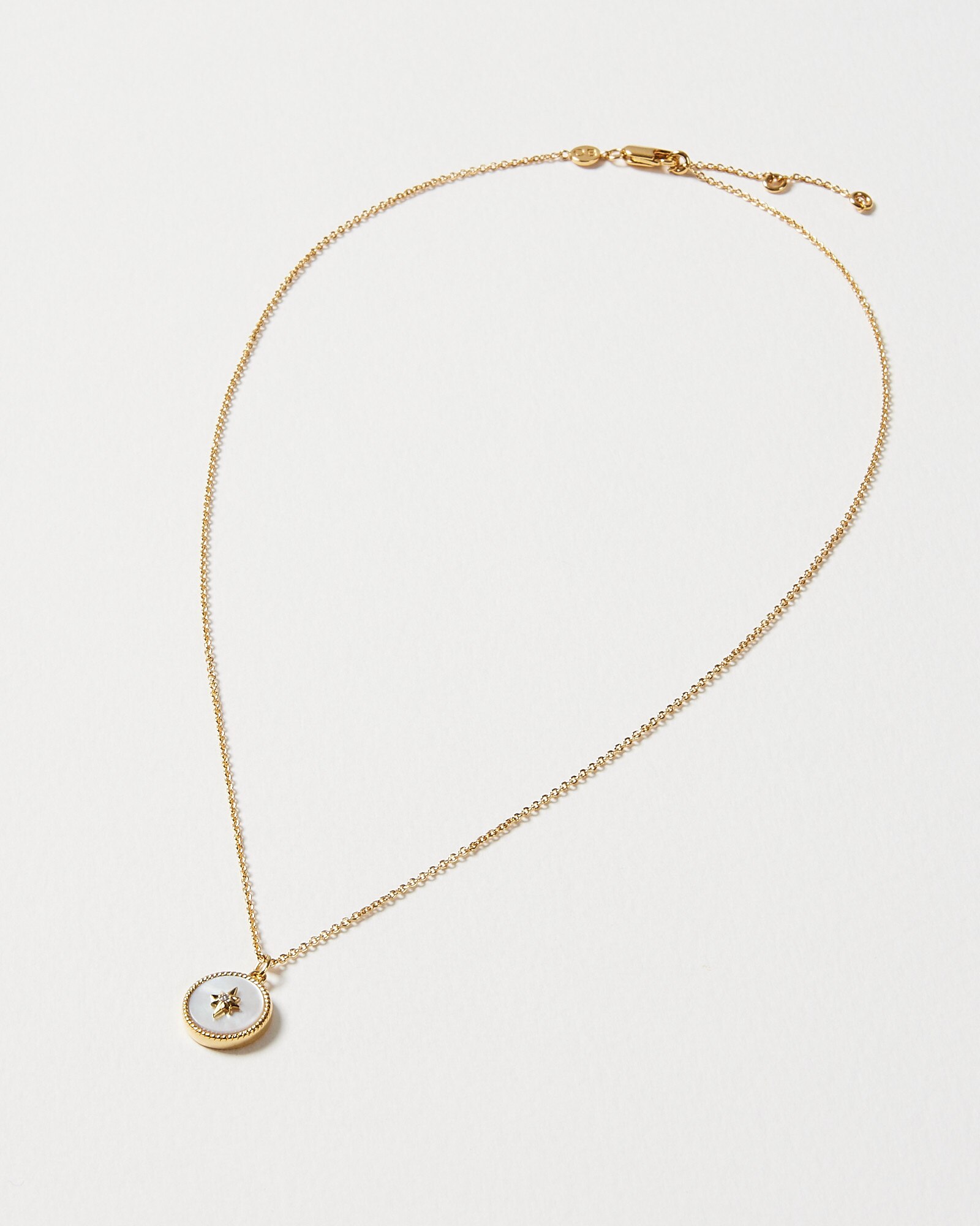 oliver bonas gold star necklace