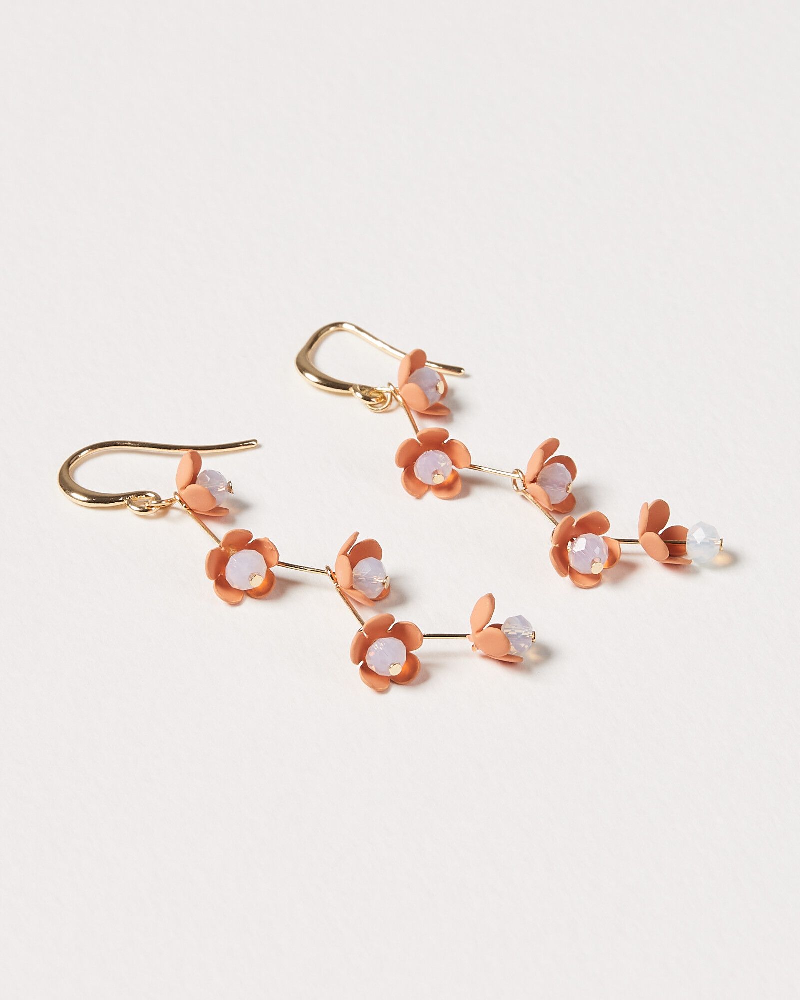 Oliver bonas flower on sale earrings