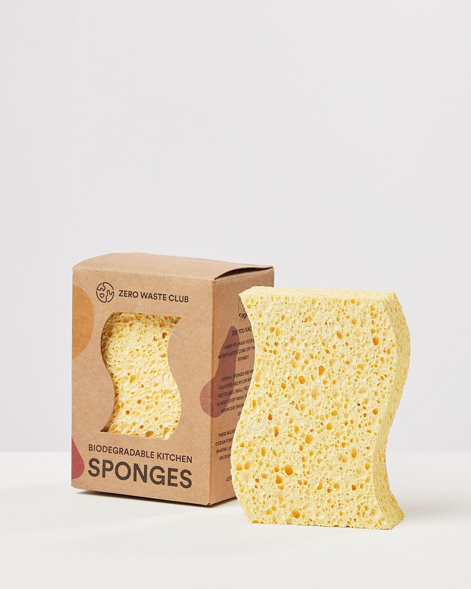 Biodegradable Kitchen Sponges Pack Of Two Oliver Bonas   1480825 2 