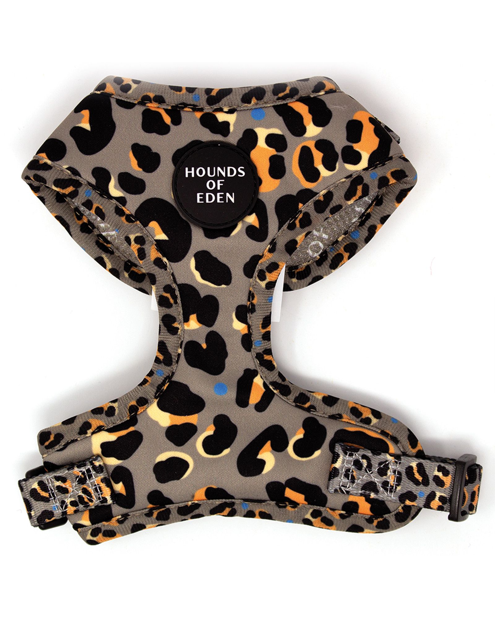 Hounds of Eden Grey Leopard Dog Harness | Oliver Bonas