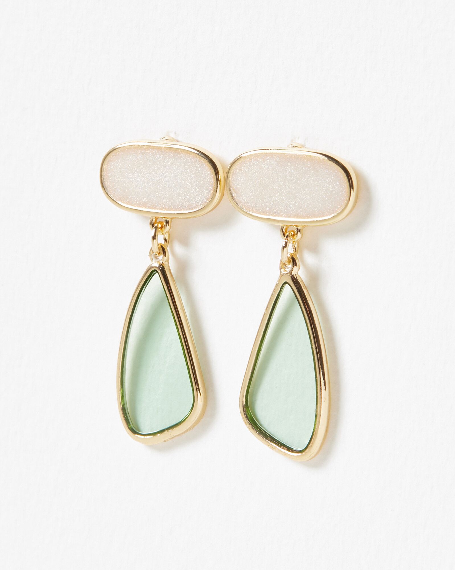 oliver bonas drop earrings