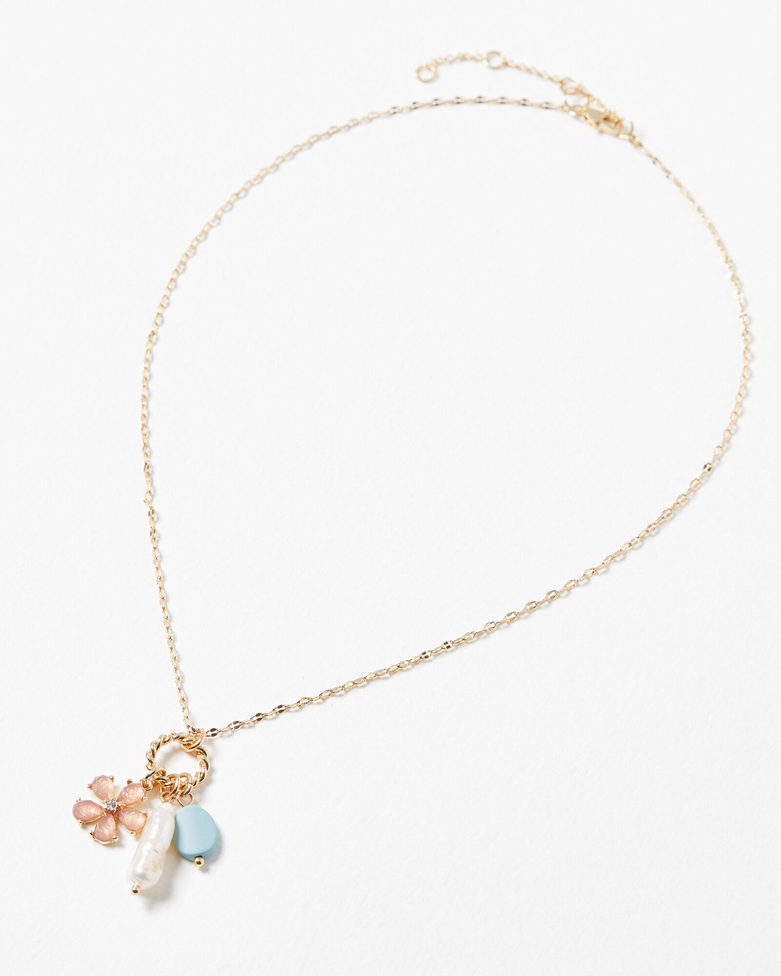 oliver bonas sunflower necklace