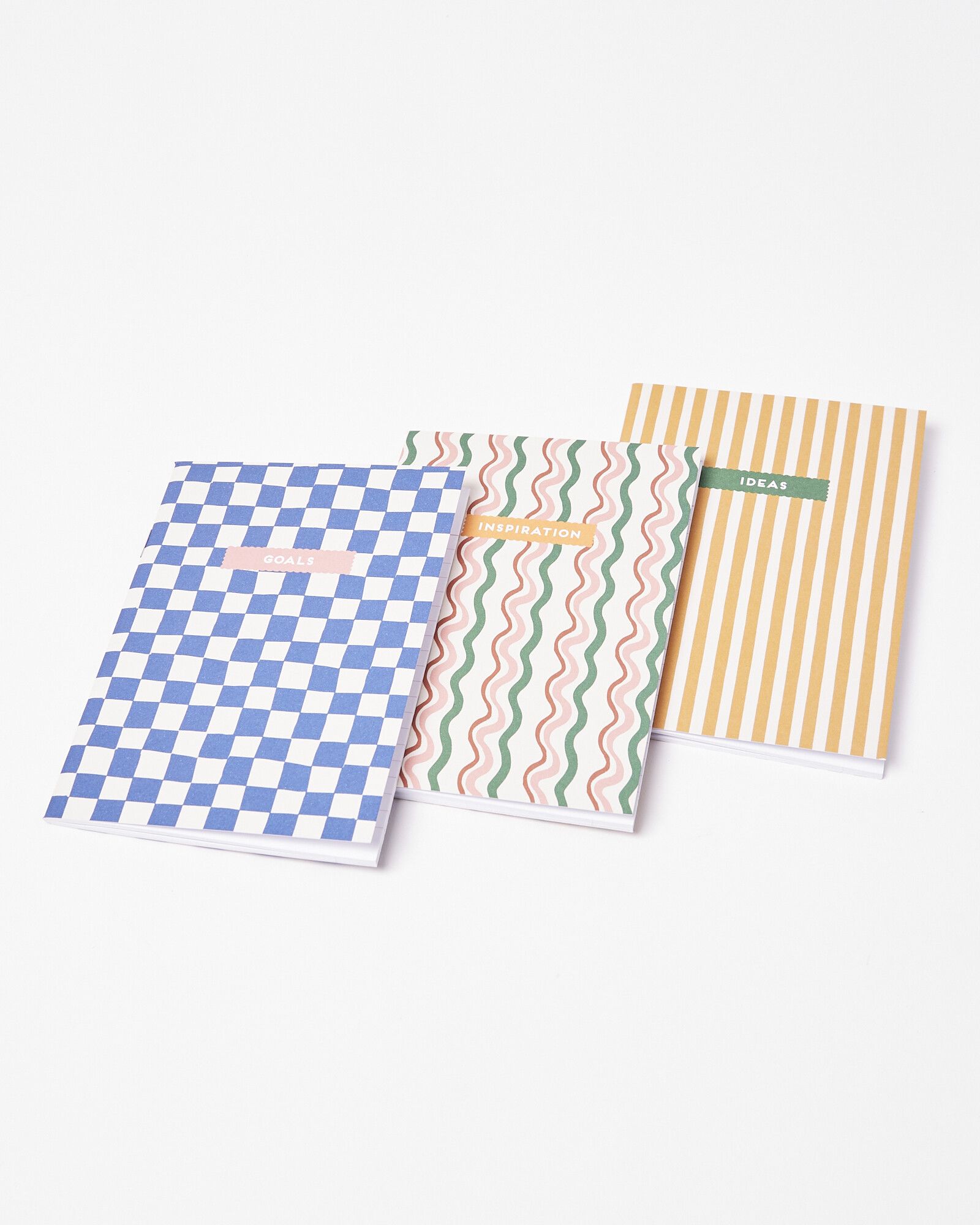 Perri Paper A6 Notebooks Set of Three | Oliver Bonas