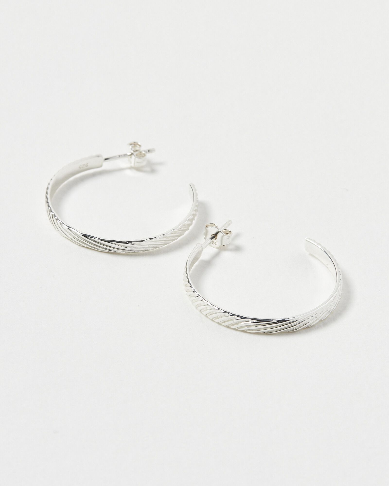 Silver hot sale hoops paparazzi