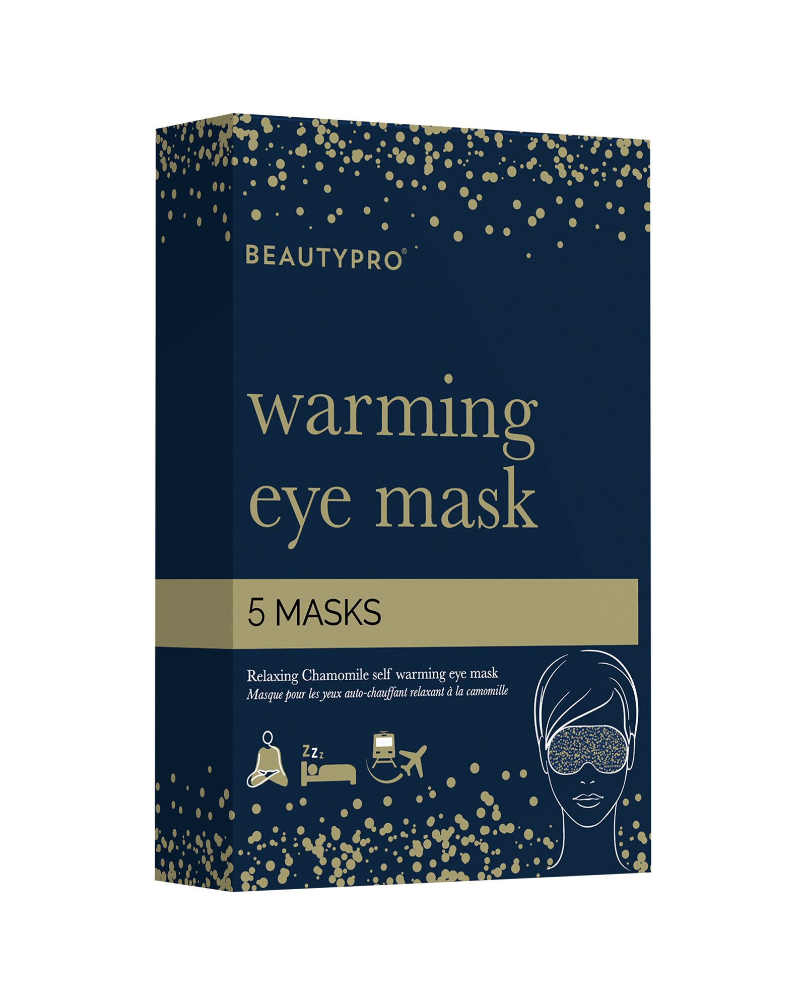 Beautypro Warming Blue Eye Mask Set Of Five Oliver Bonas 5314