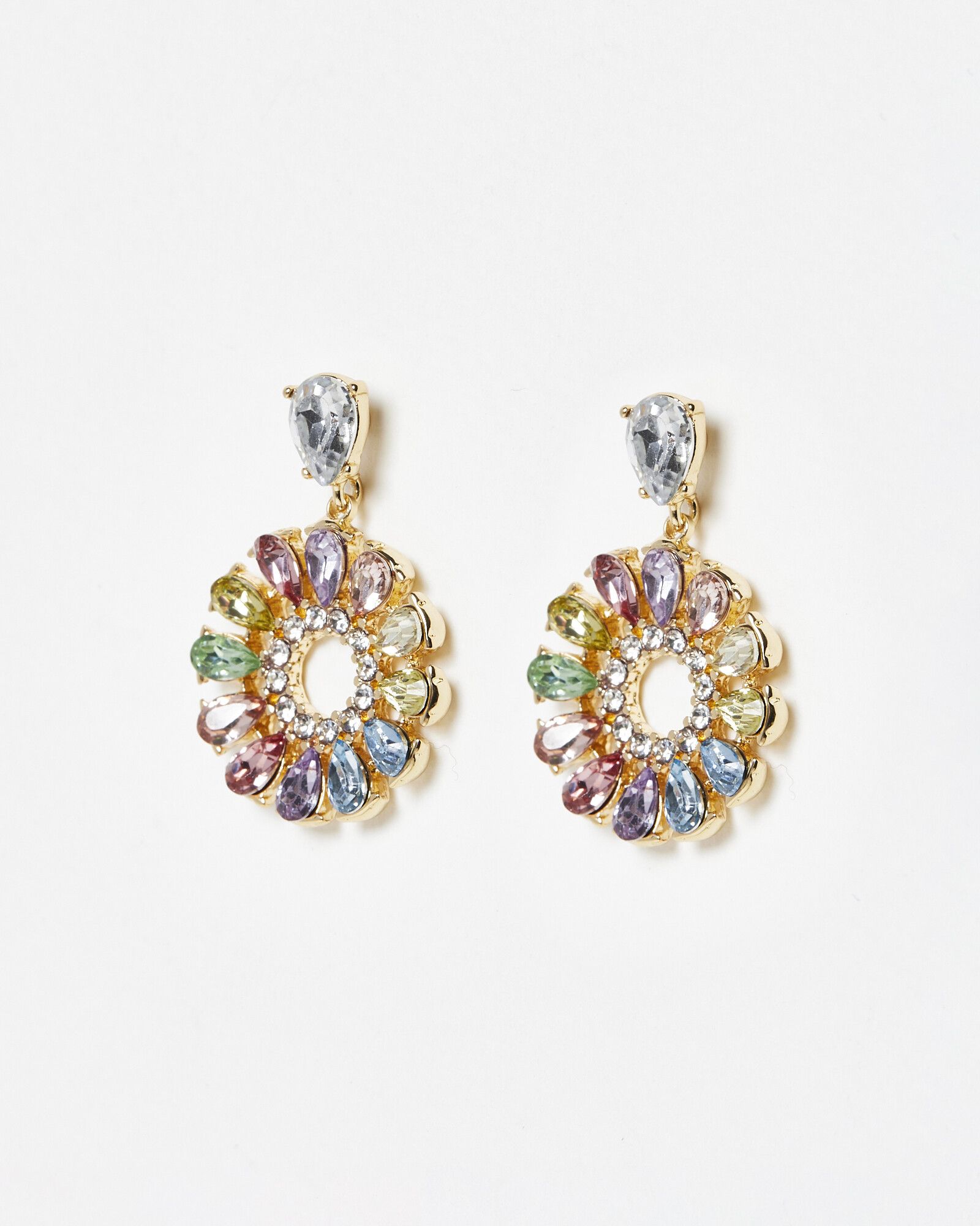 oliver bonas christmas earrings