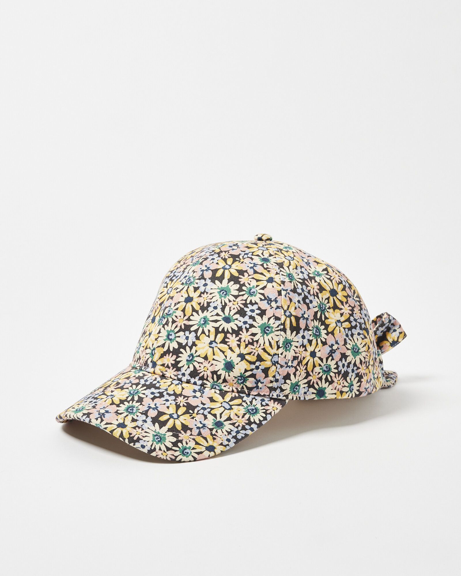 Floral Printed Bow Detail Cap Hat | Oliver Bonas