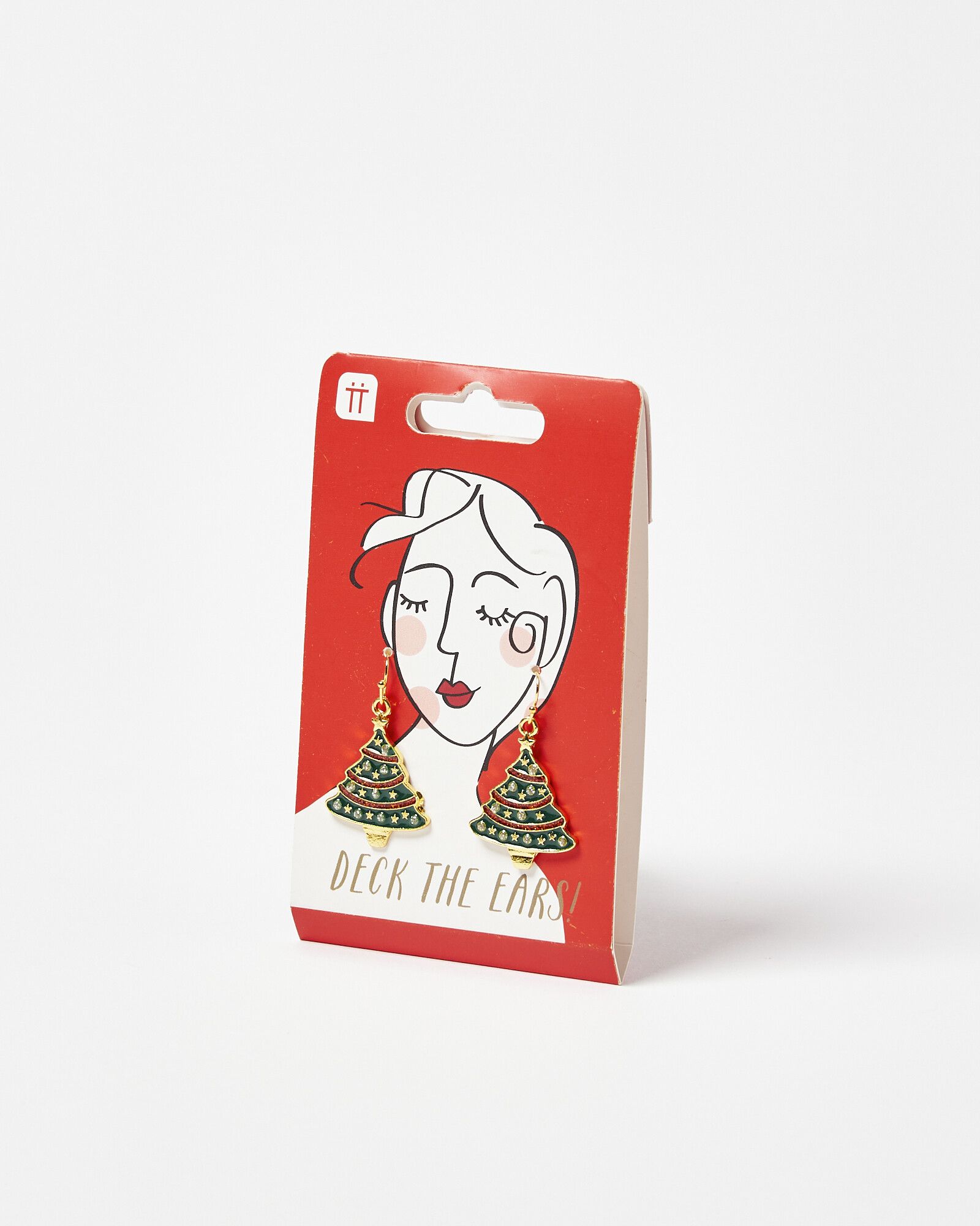 oliver bonas christmas earrings