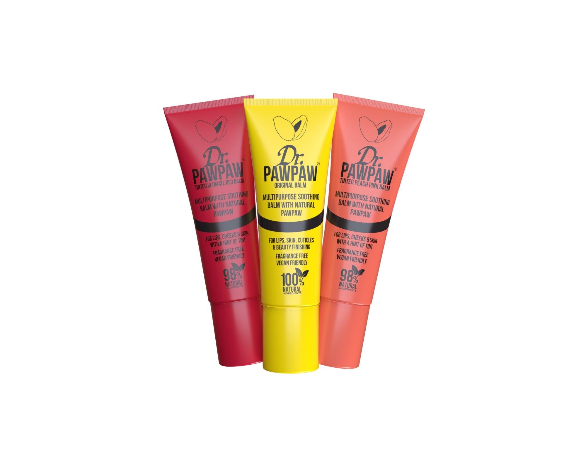 Dr Pawpaw Mini Classic Lip Balm Trio Oliver Bonas